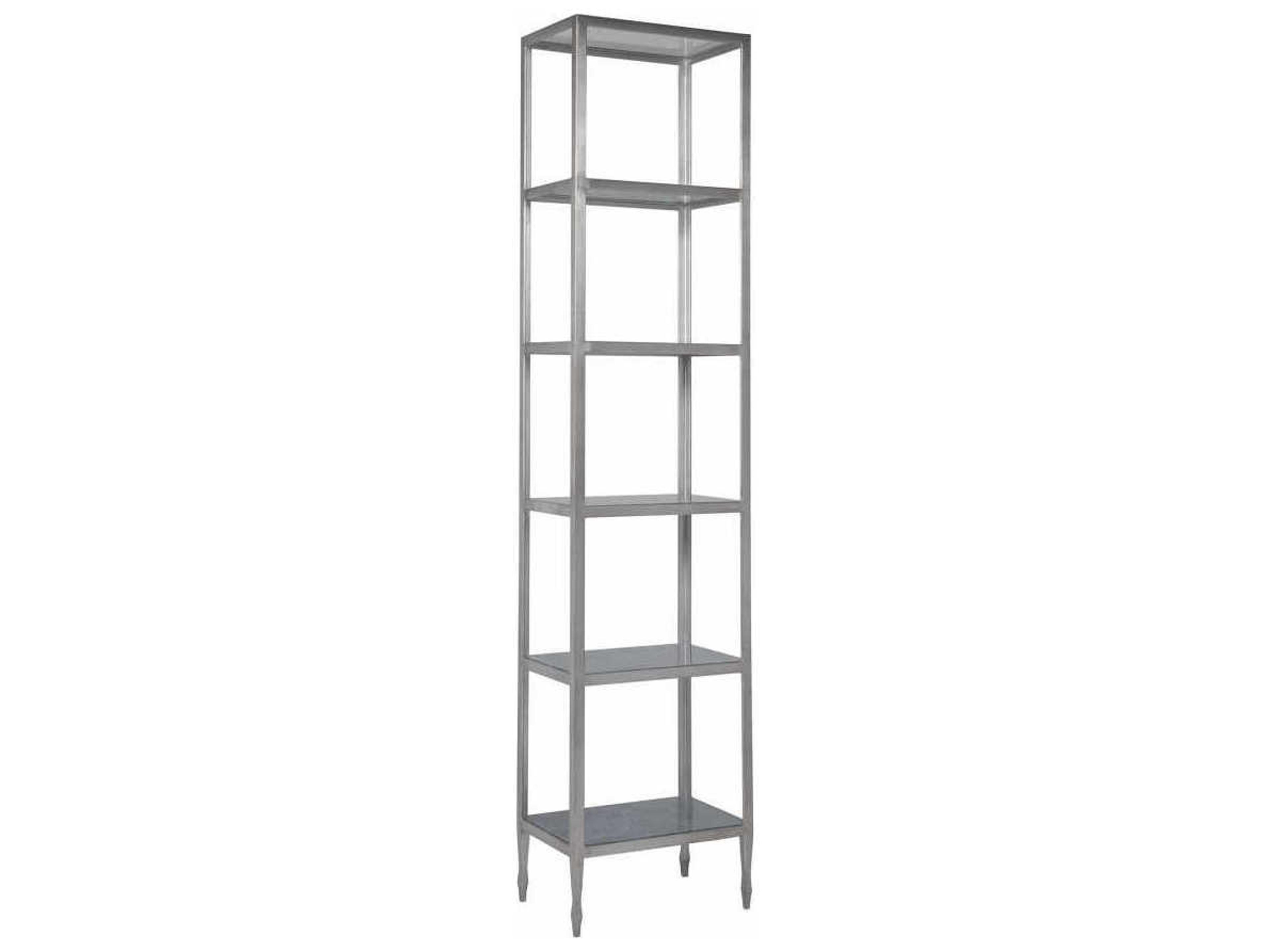 Signature Designs Sashay Silver Slim Etagere
