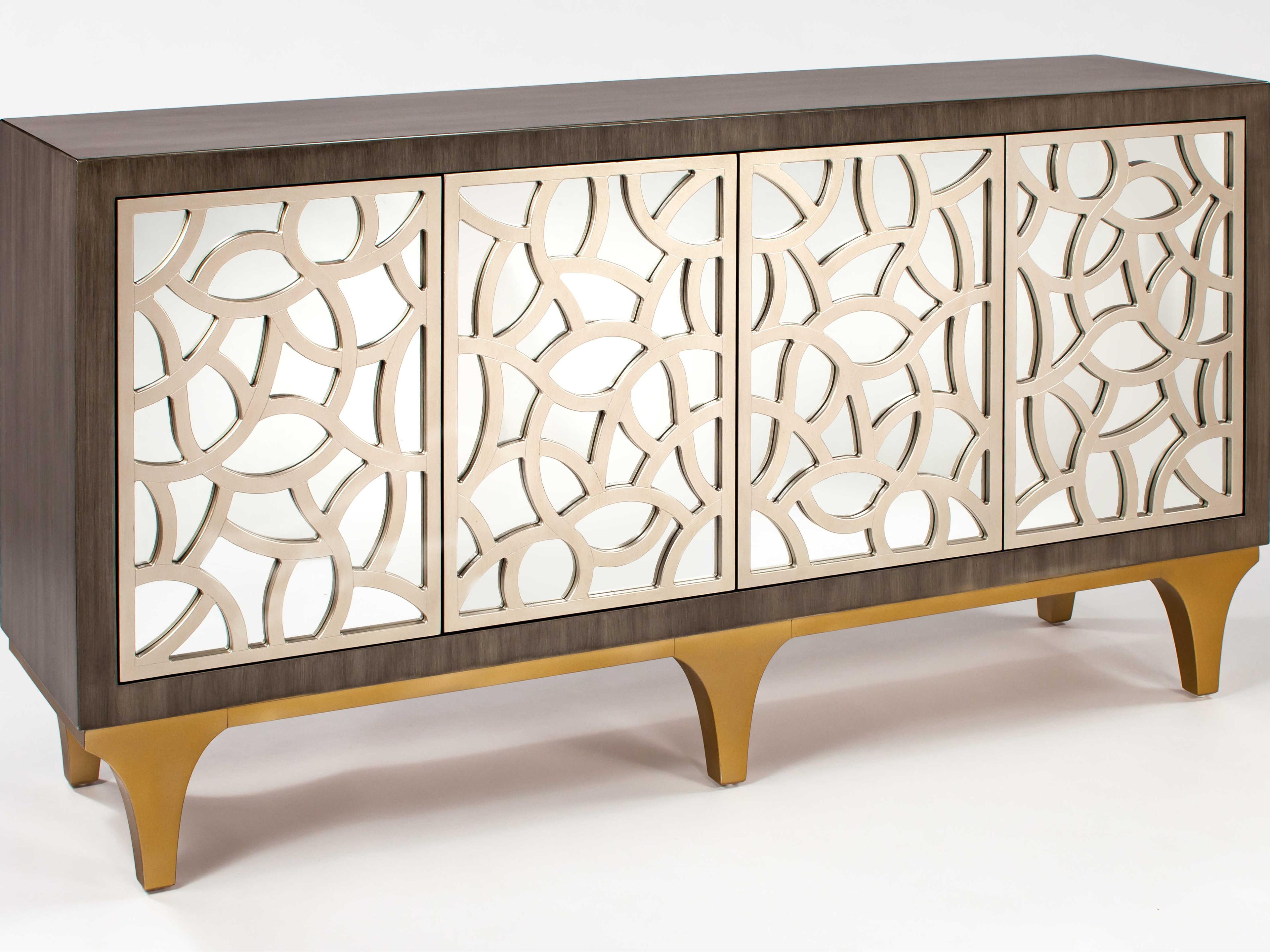72" Smoky Grey Champagne Sideboard