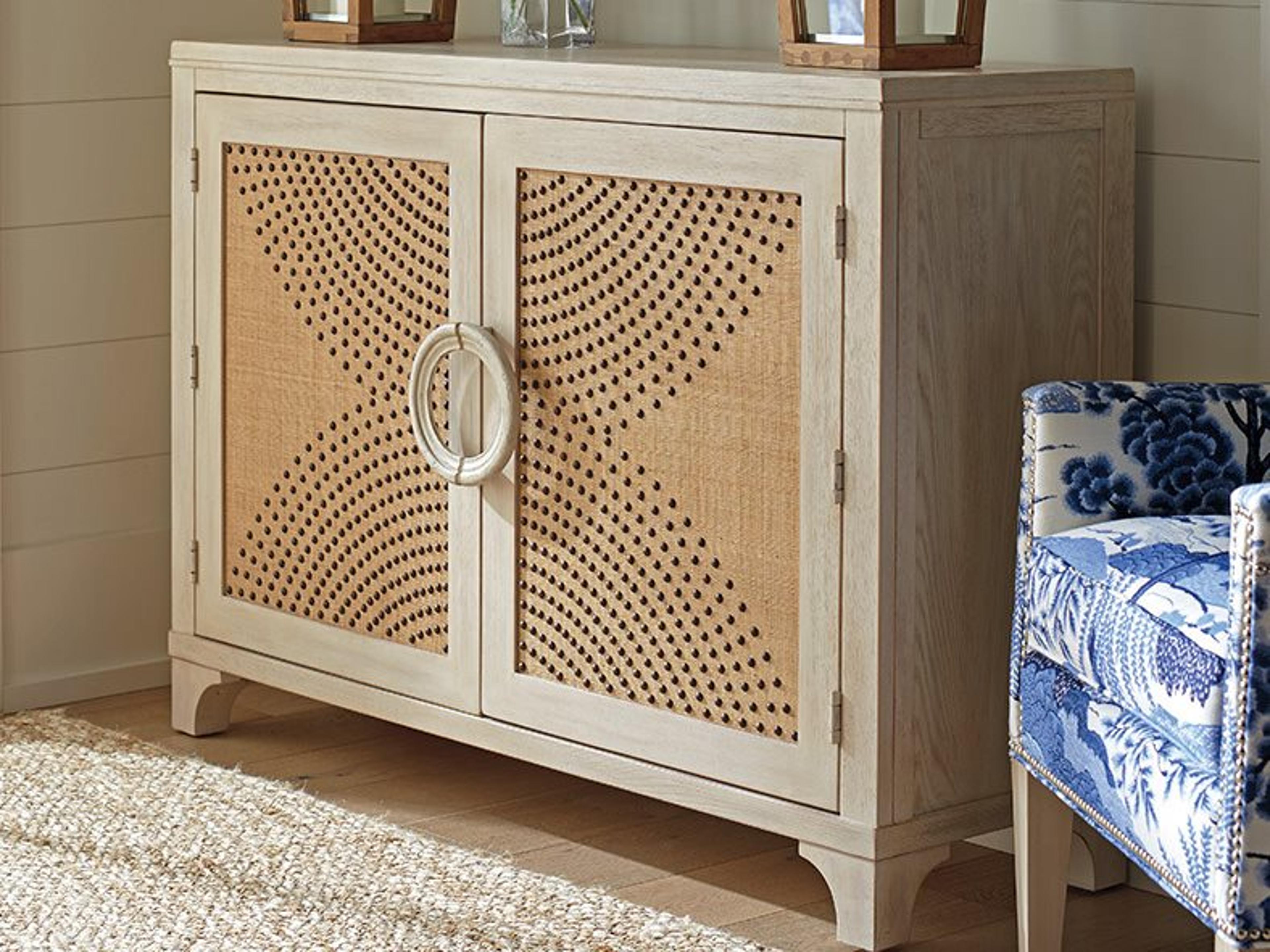 Barclay Butera Newport Lido Sailcloth Beige Accent Chest