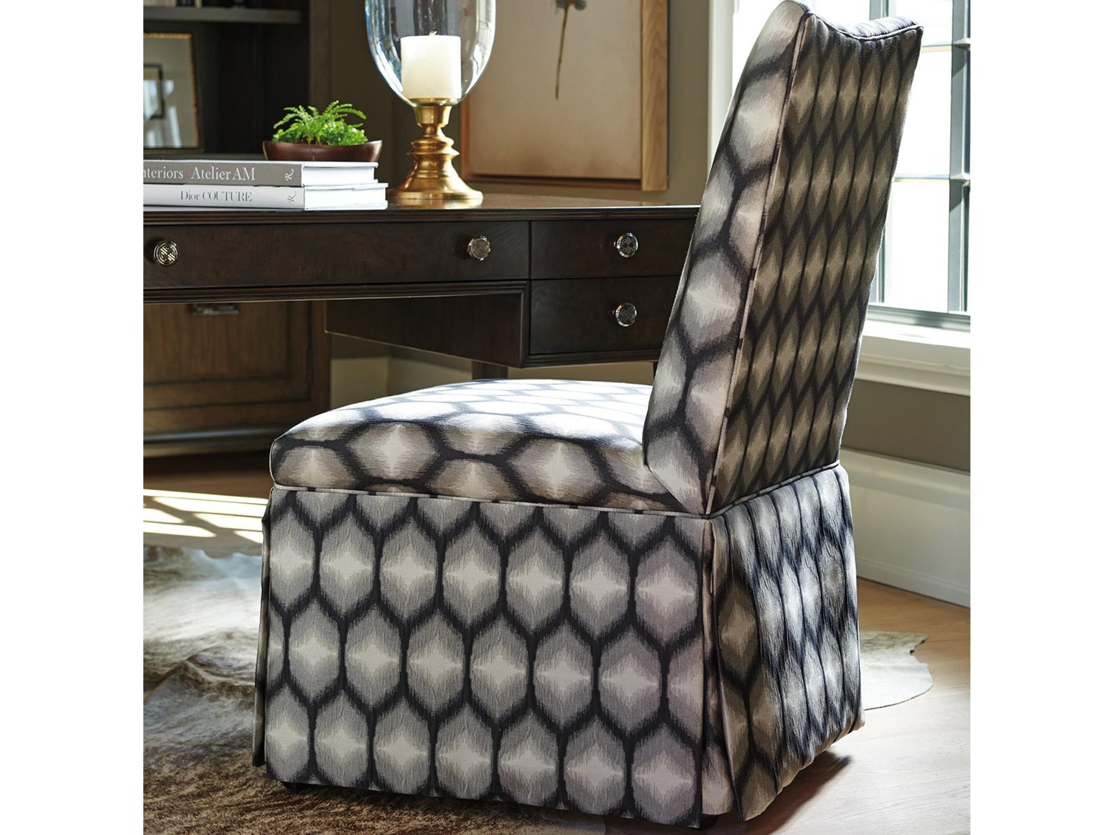 Barclay Butera Upholstery Mackenzie Black Upholstered Side Dining Chair