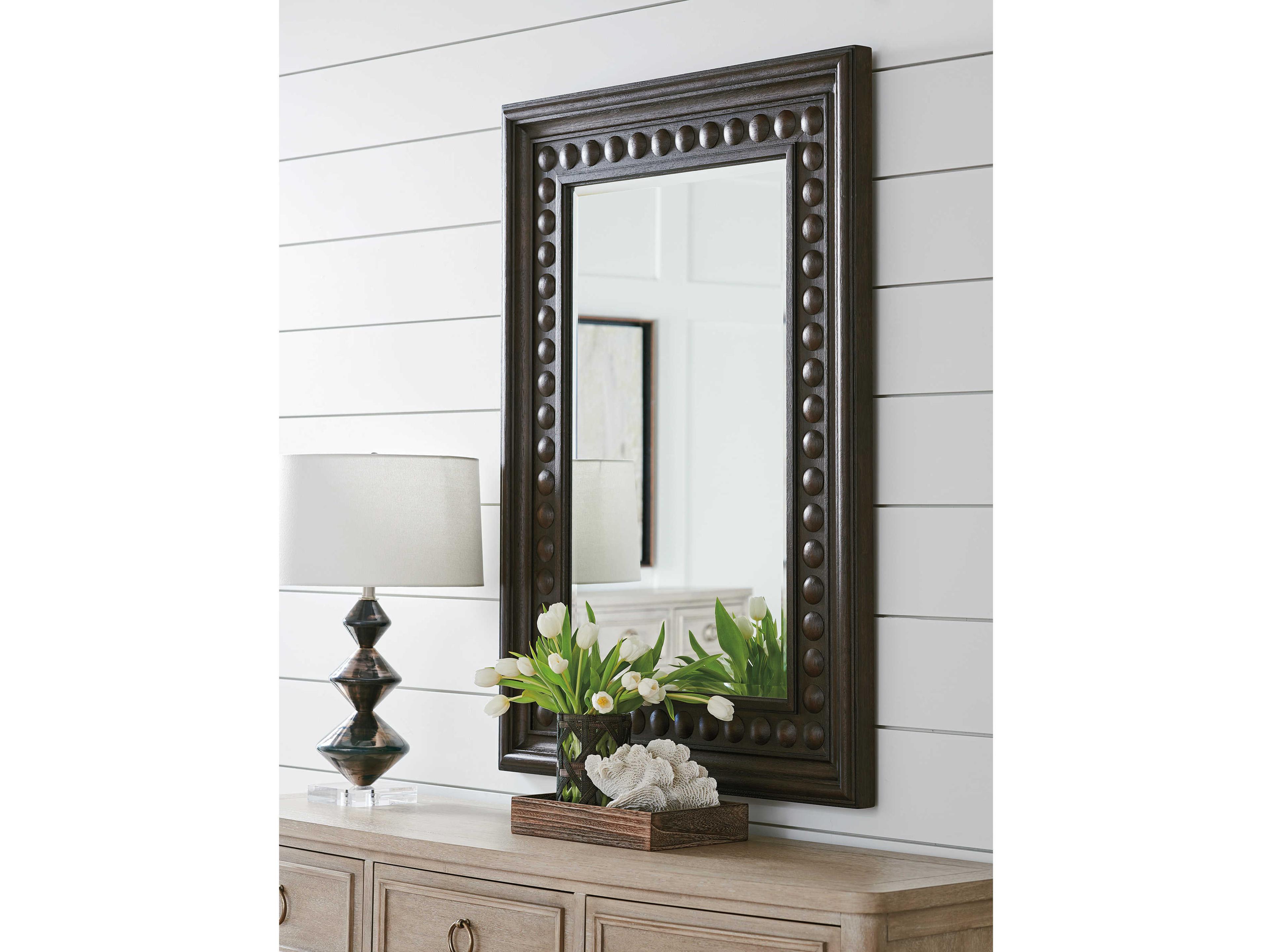 Barclay Butera Malibu Las Flores Rectangular Wall Mirror