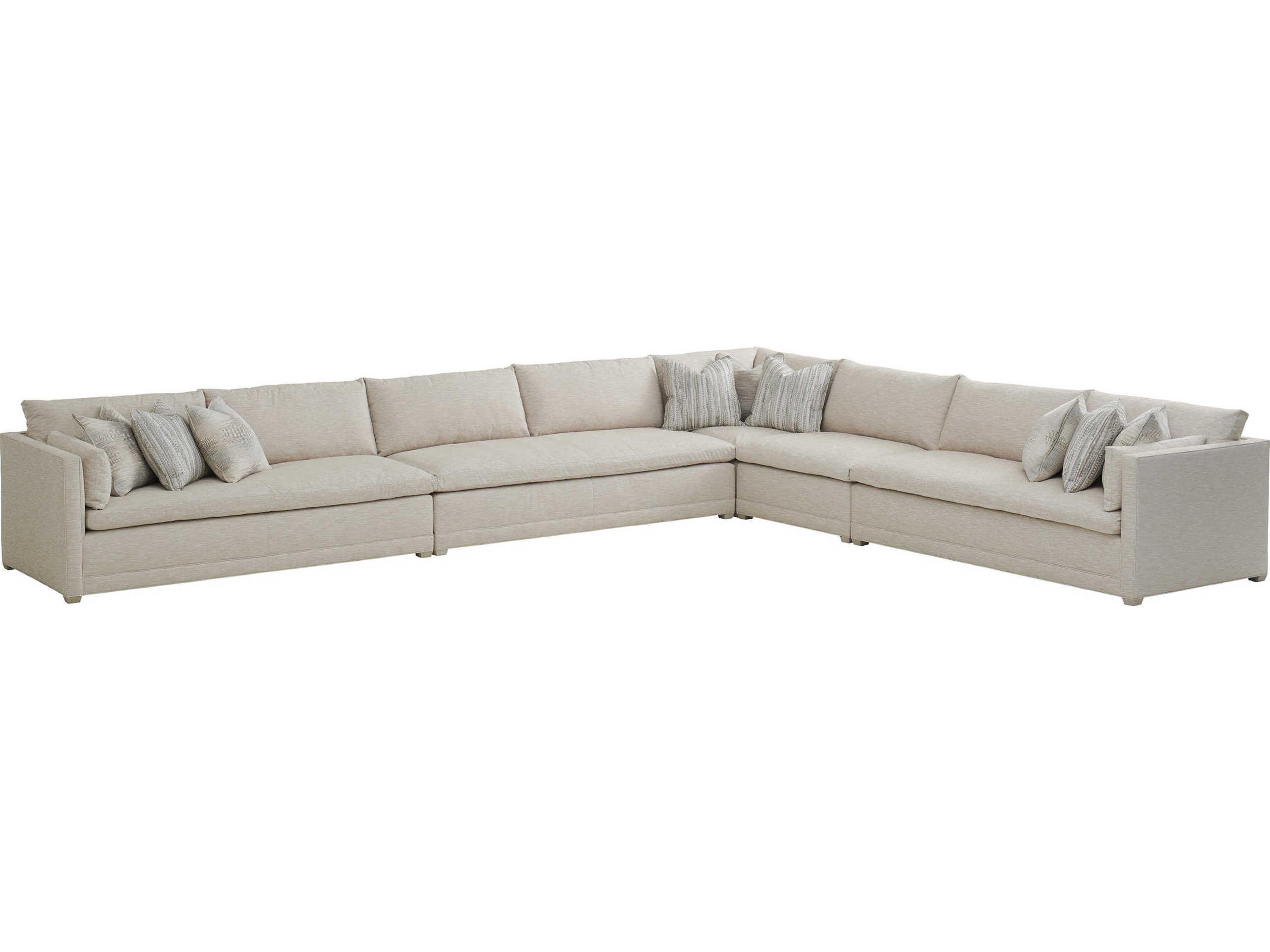 Upholstery Colony Beige Upholstered Sectional Sofa