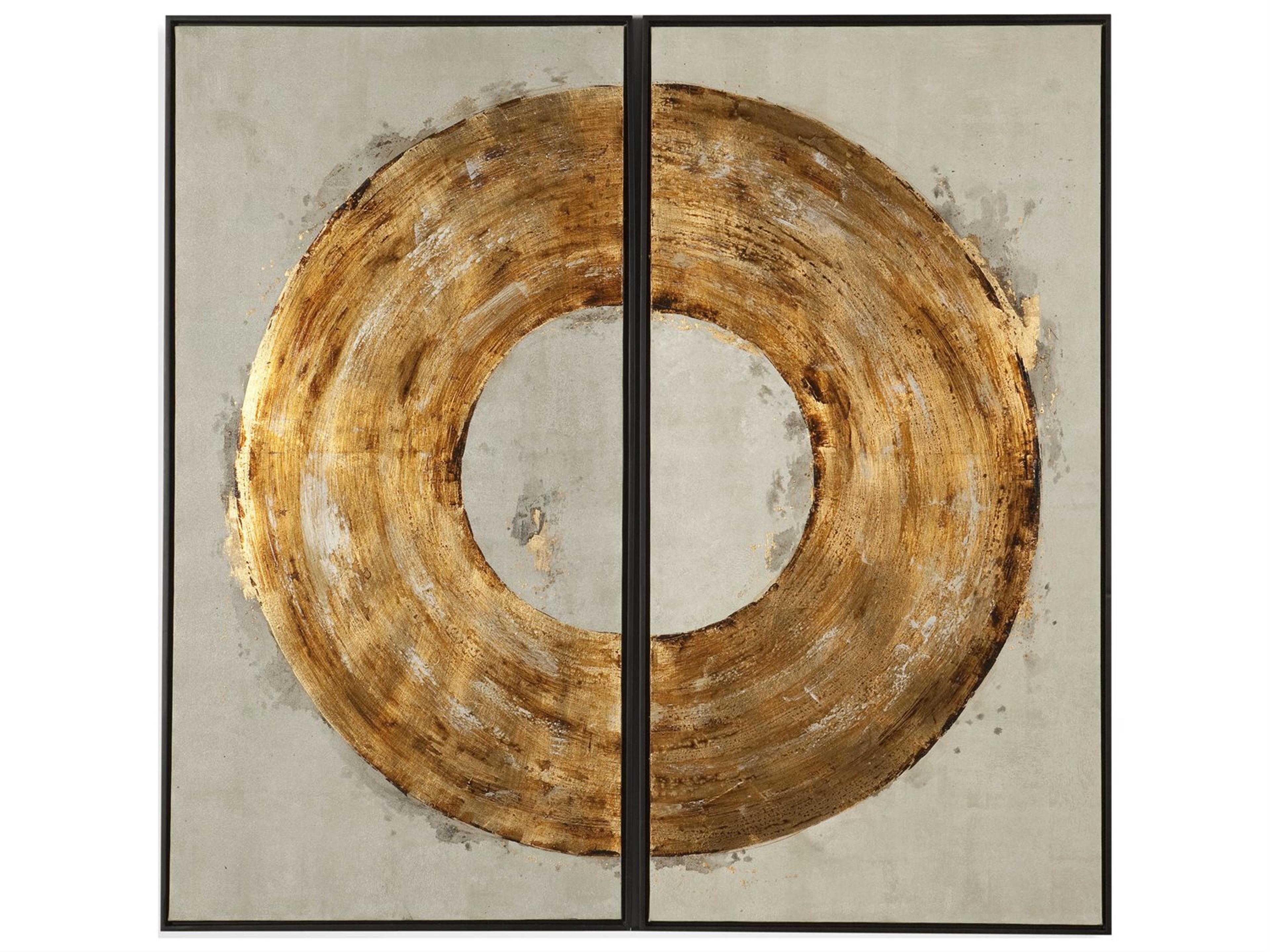 Modern Metallics Ring of Fire Wall Art