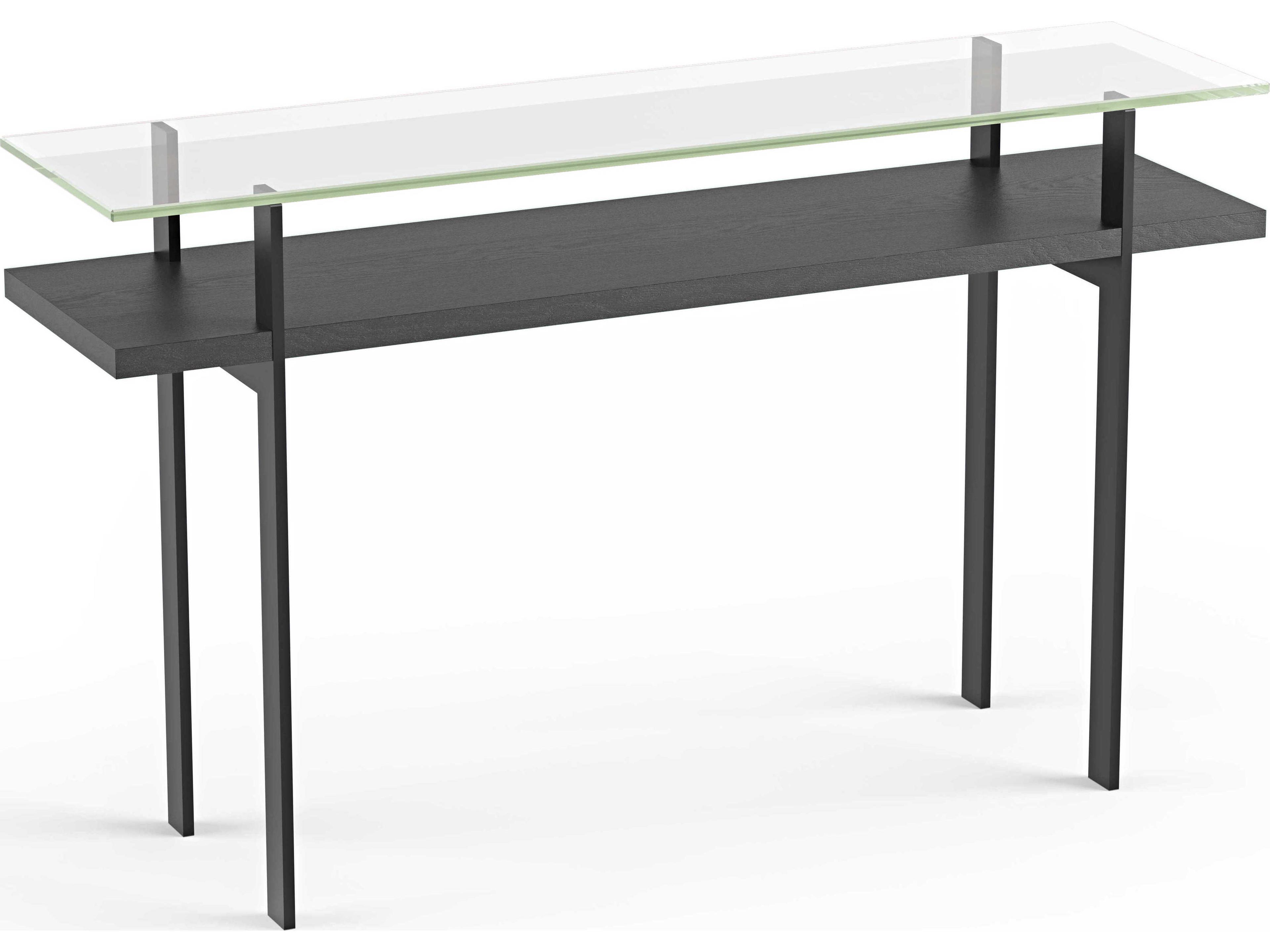 Terrace Console Table in Charcoal Stained Ash