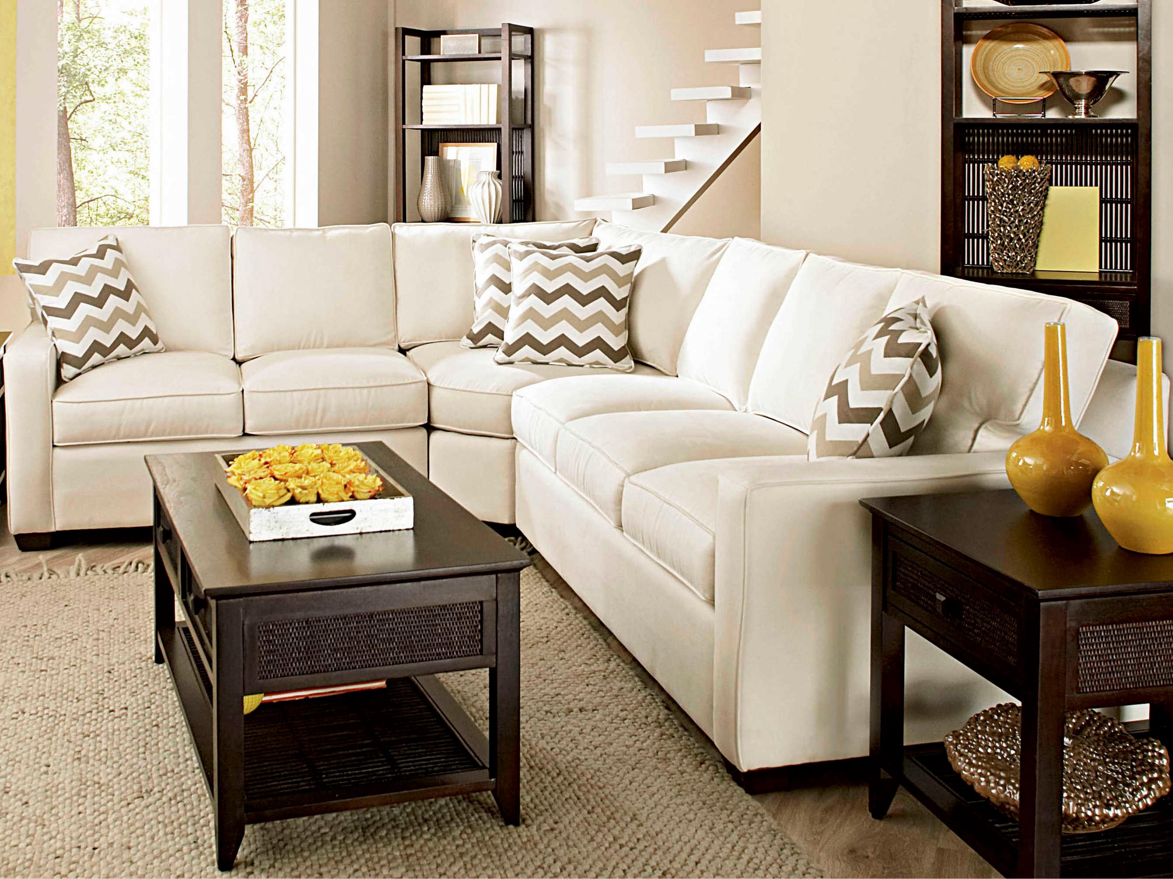 Gramercy Park 3-Piece Upholstered Sectional Sofa