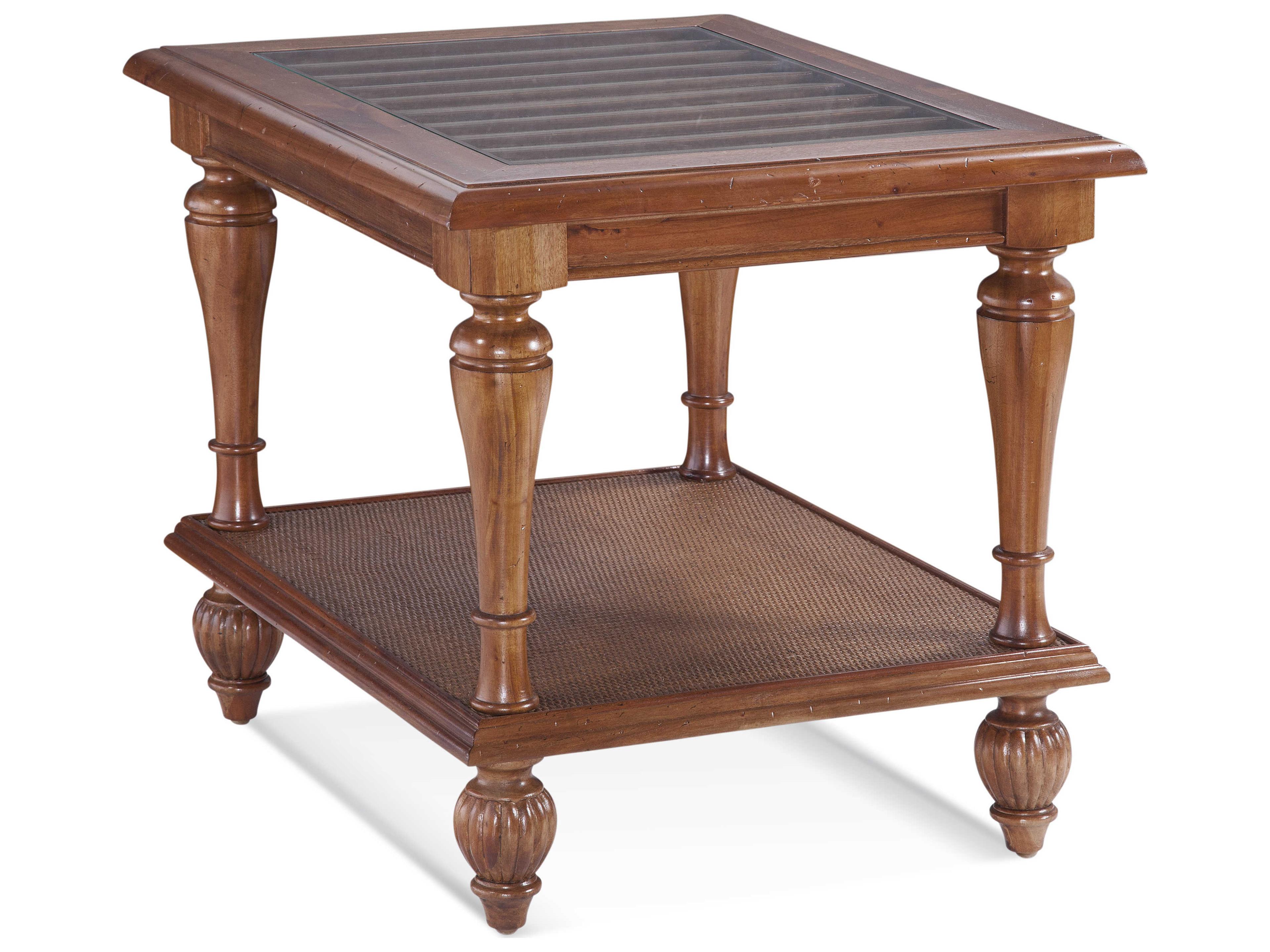 Grand View Rectangular Glass End Table