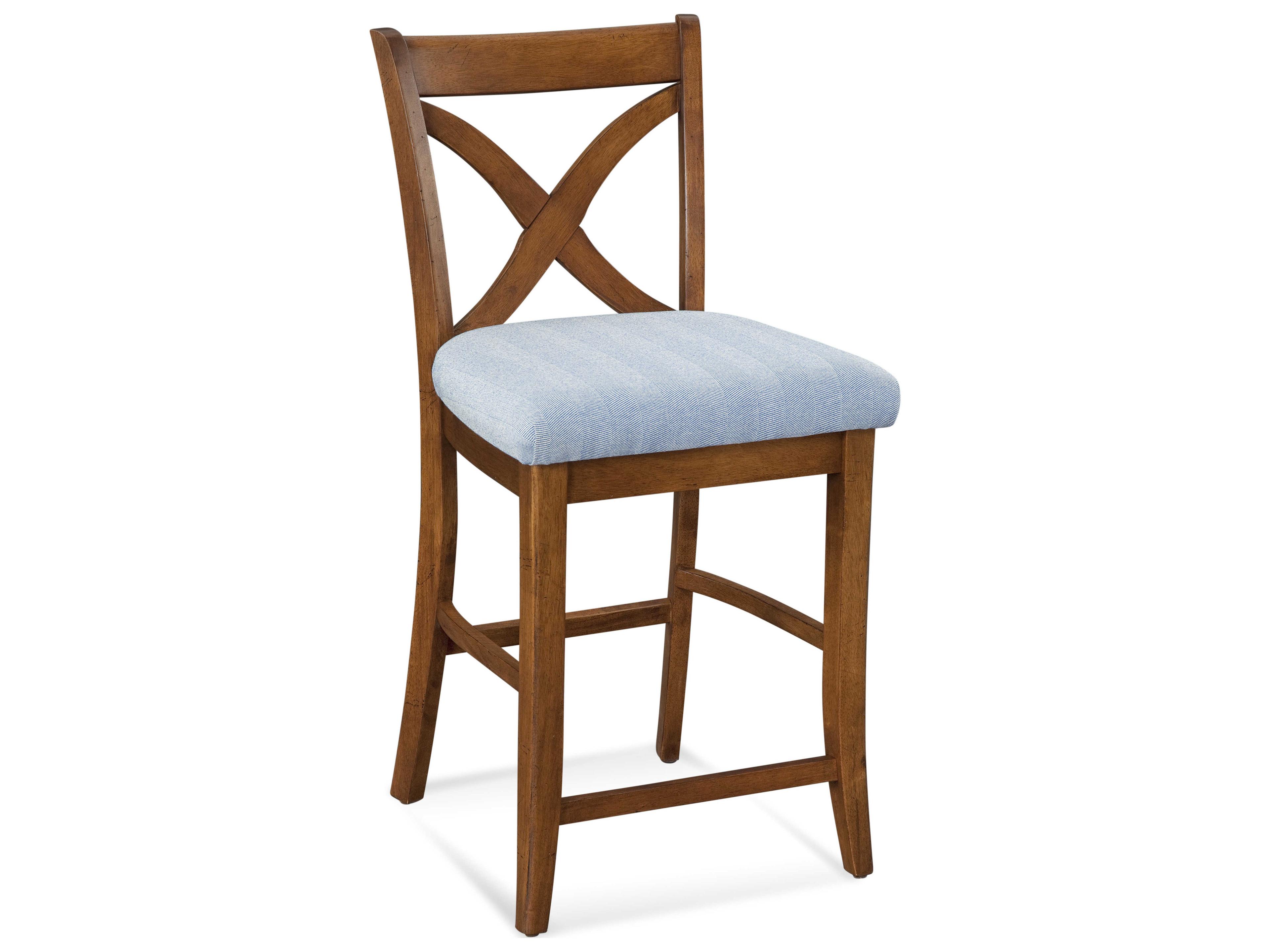 Hues Upholstered Rubberwood Counter Stool