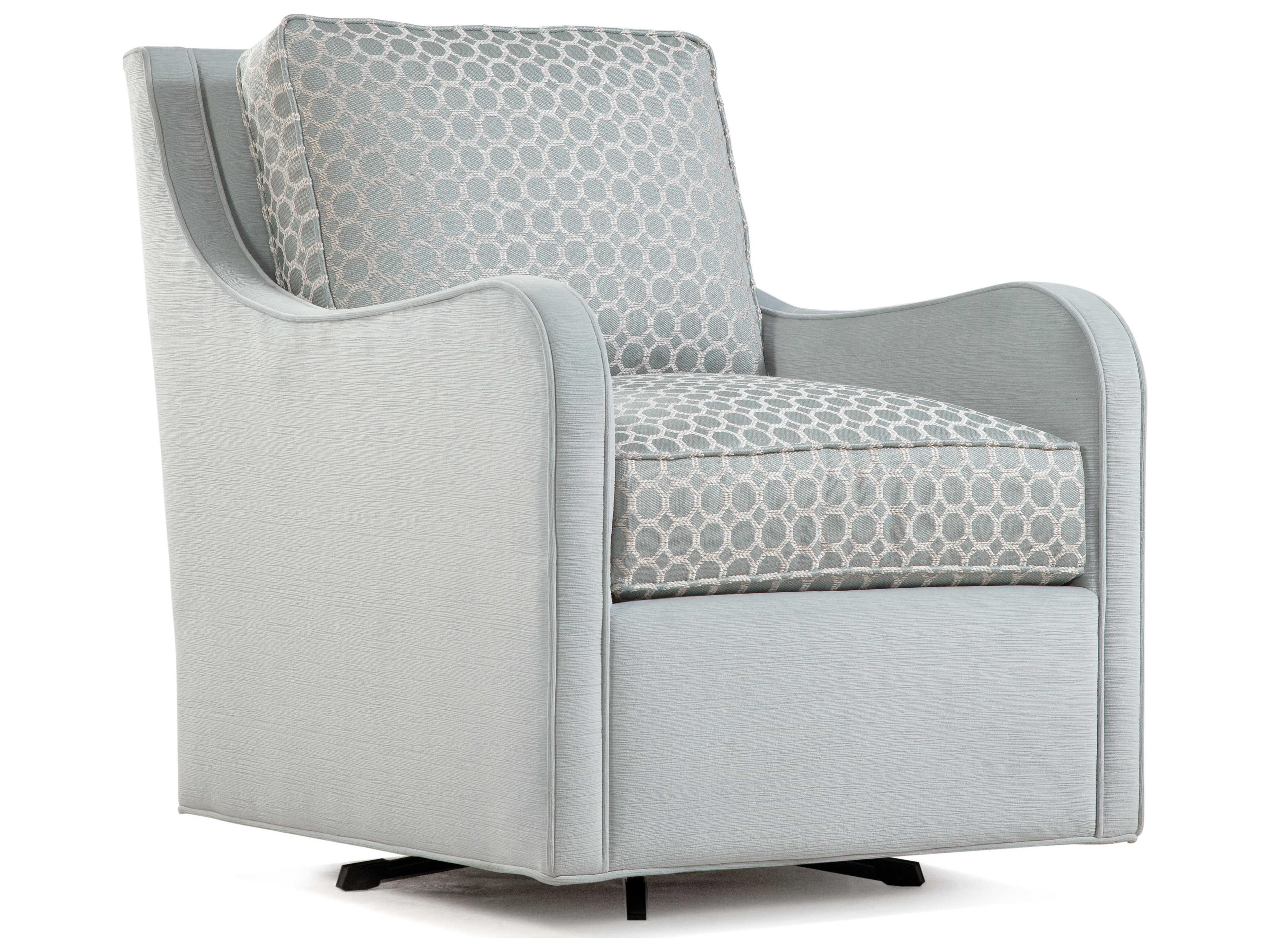 Braxton Culler Koko Swivel Fabric Accent Chair