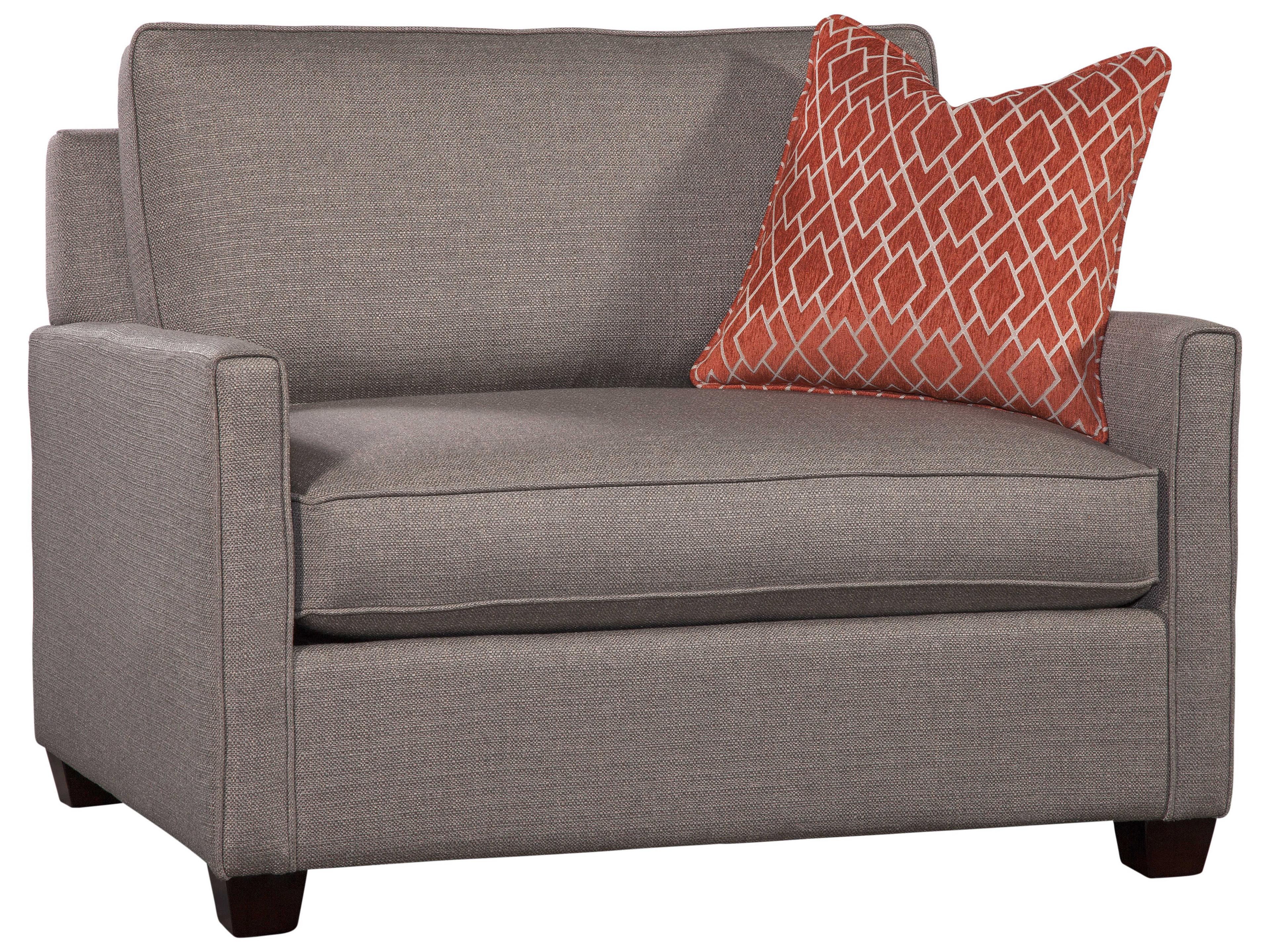 Nicklaus Sleeper Fabric Tufted Chair and a Half