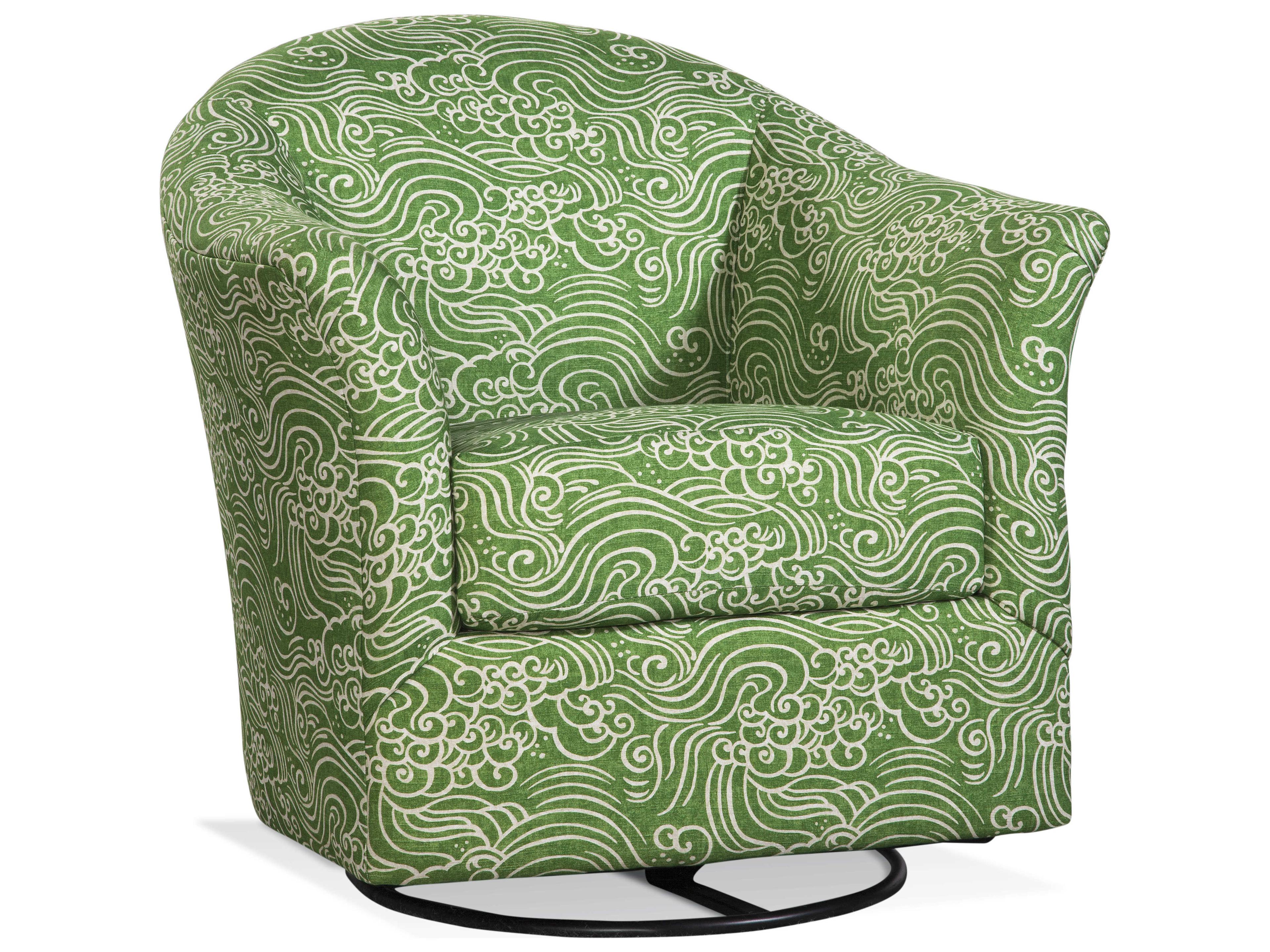 Weston Glider Swivel Fabric Accent Chair