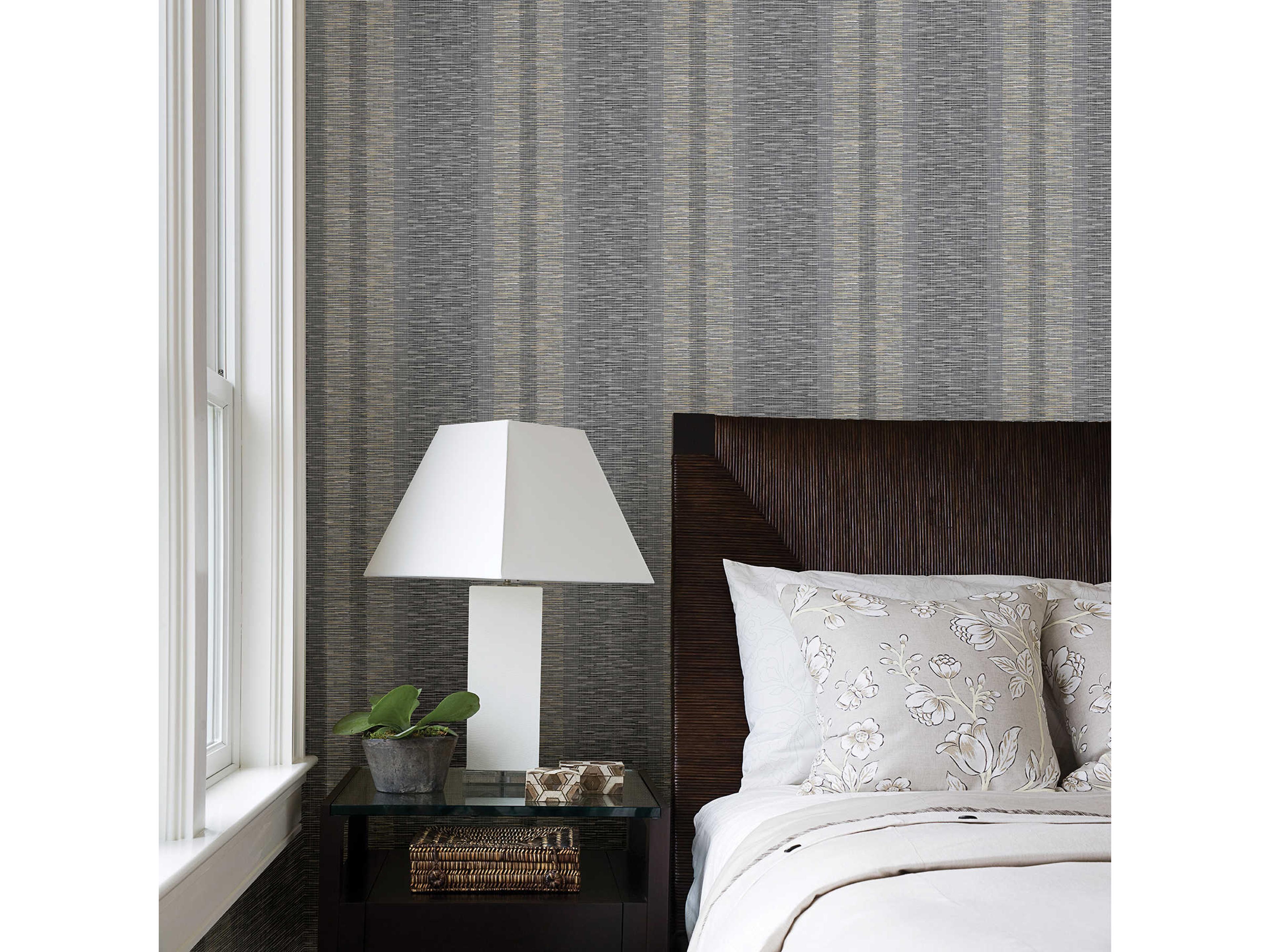 Brewster Home Fashions A-street Prints Pezula Taupe Texture Stripe Wallpaper