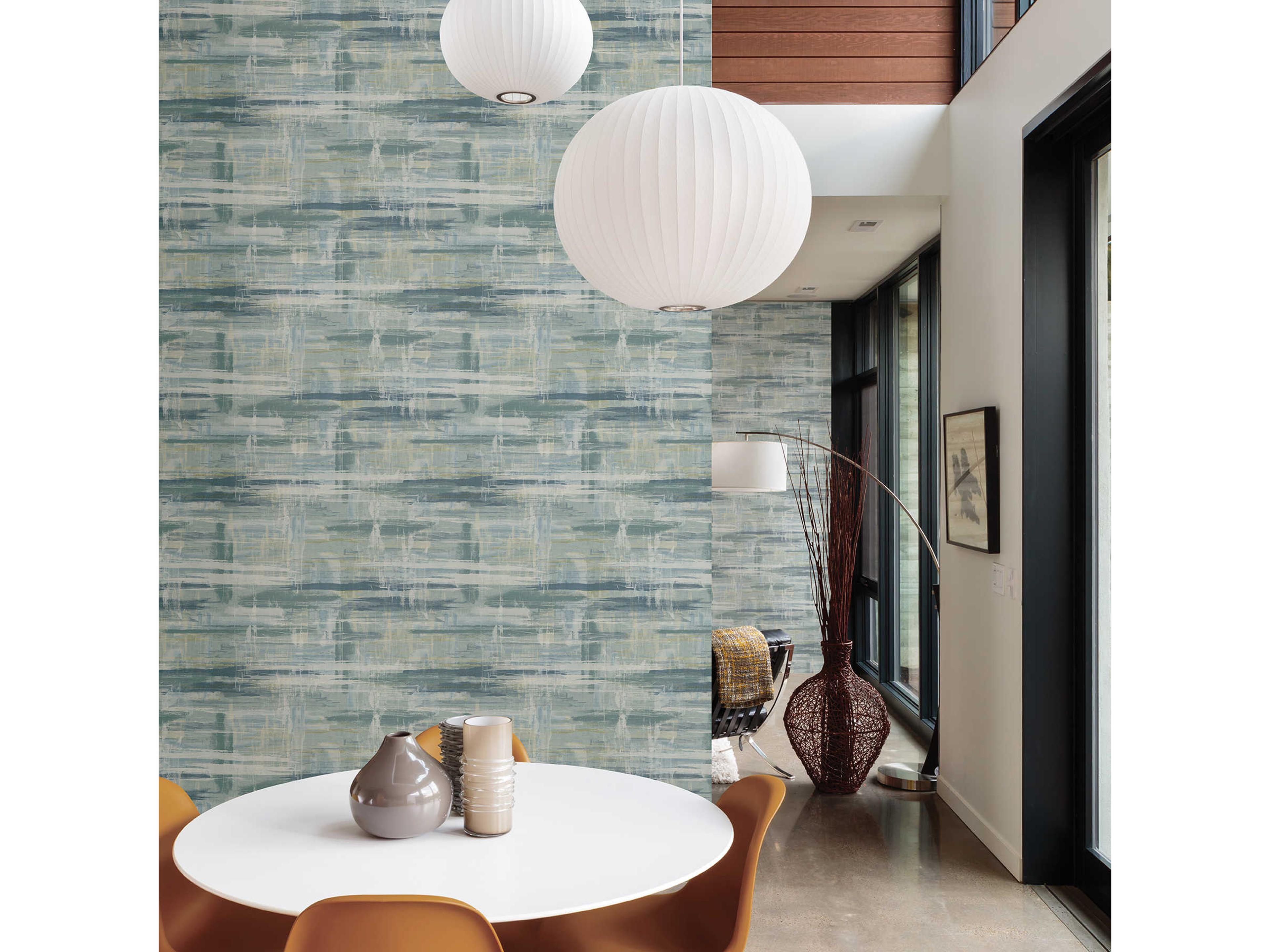 Brewster Home Fashions A-street Prints Marari Teal Distressed Texture Wallpaper