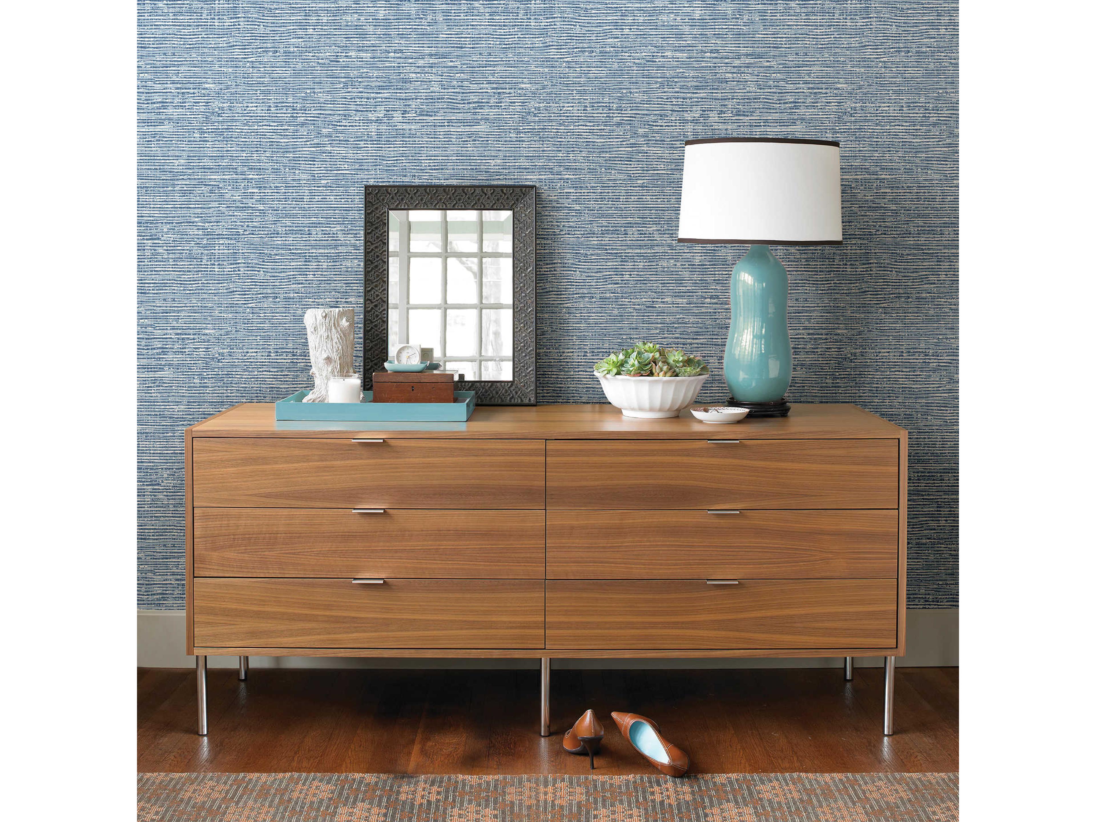 Brewster Home Fashions A-street Prints Vivanta Blue Texture Wallpaper