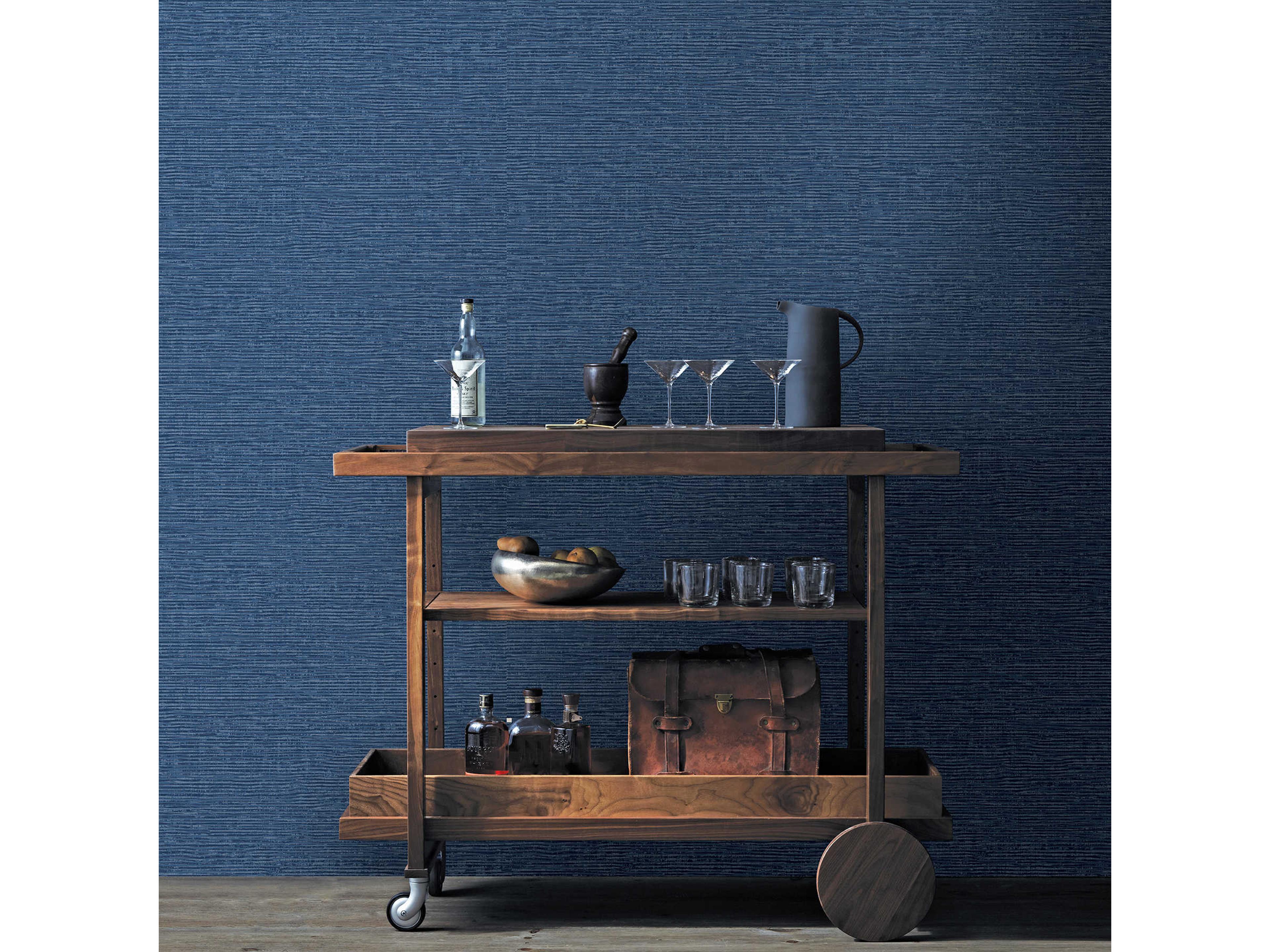 Brewster Home Fashions A-street Prints Vivanta Navy Texture Wallpaper
