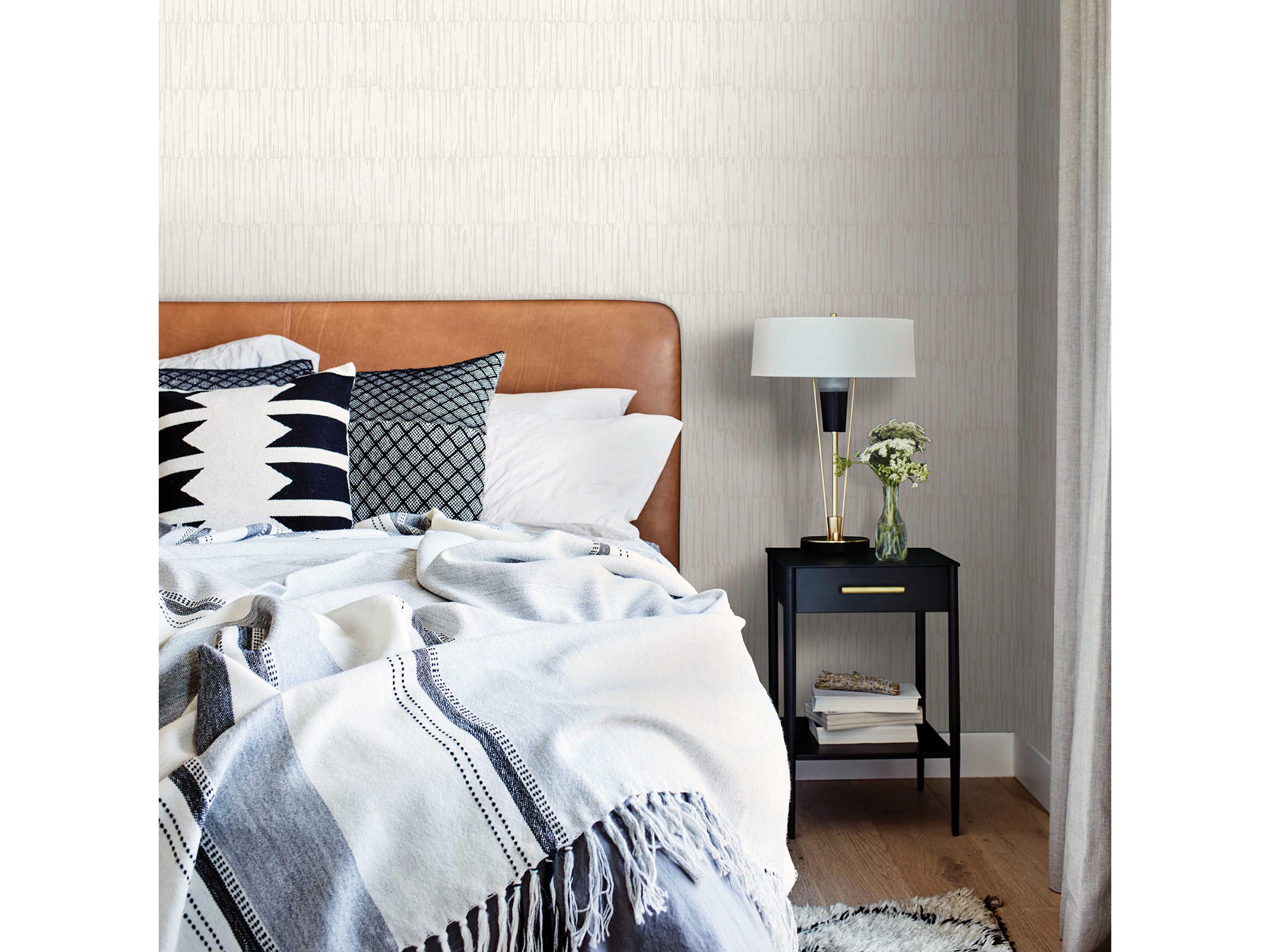 Brewster Home Fashions A-street Prints Zandari Cream Distressed Texture Wallpaper