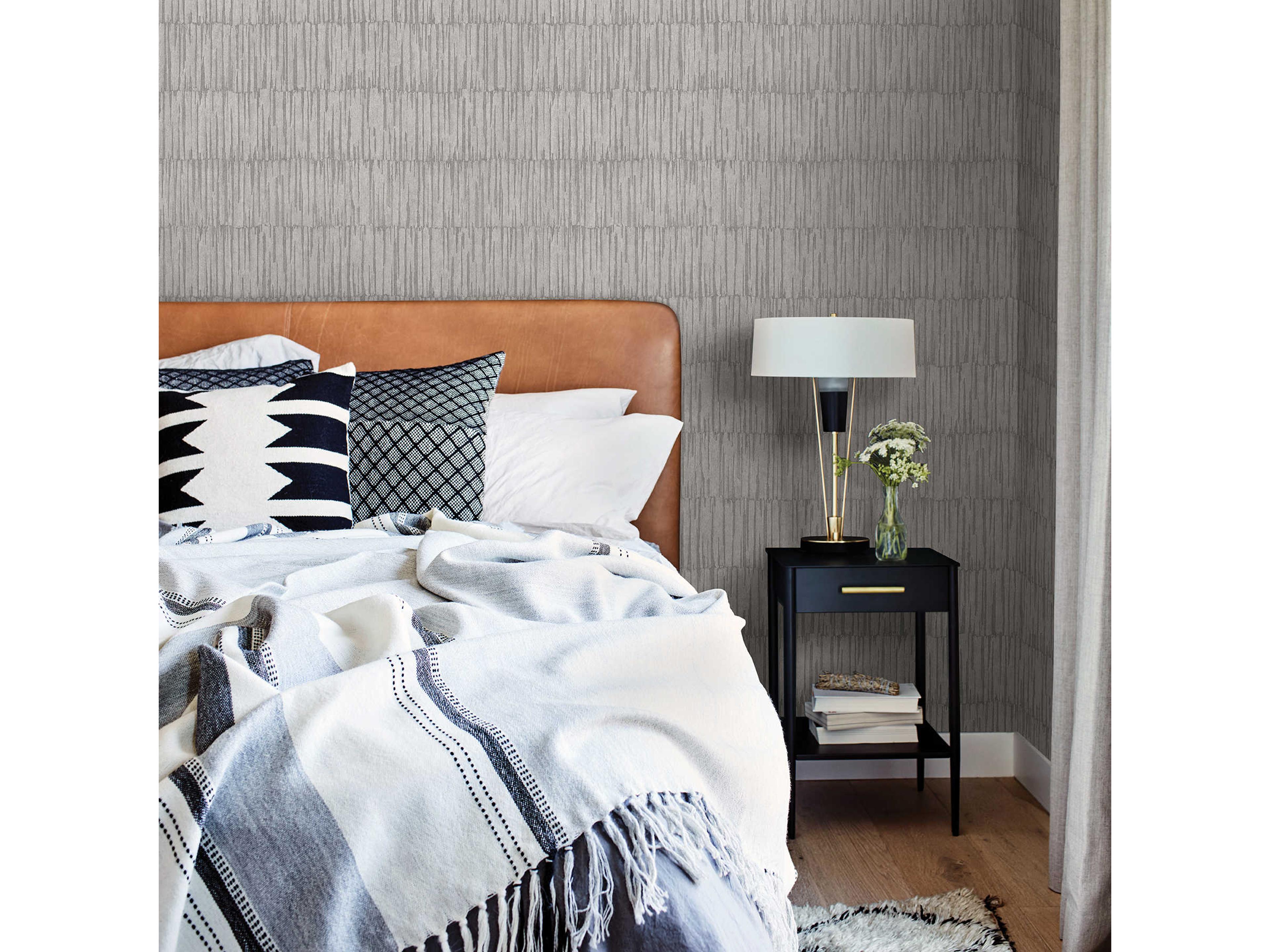 Brewster Home Fashions A-street Prints Zandari Light Grey Distressed Texture Wallpaper