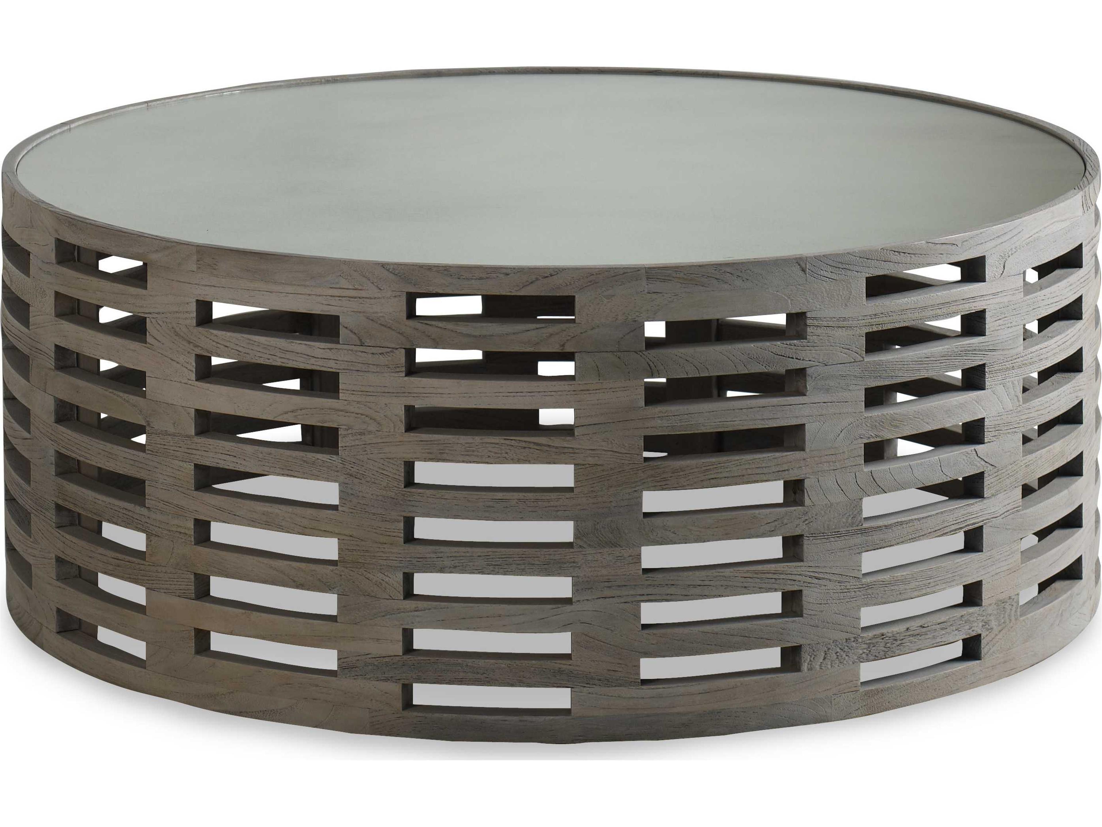 Palmer Round Driftwood Coffee Table