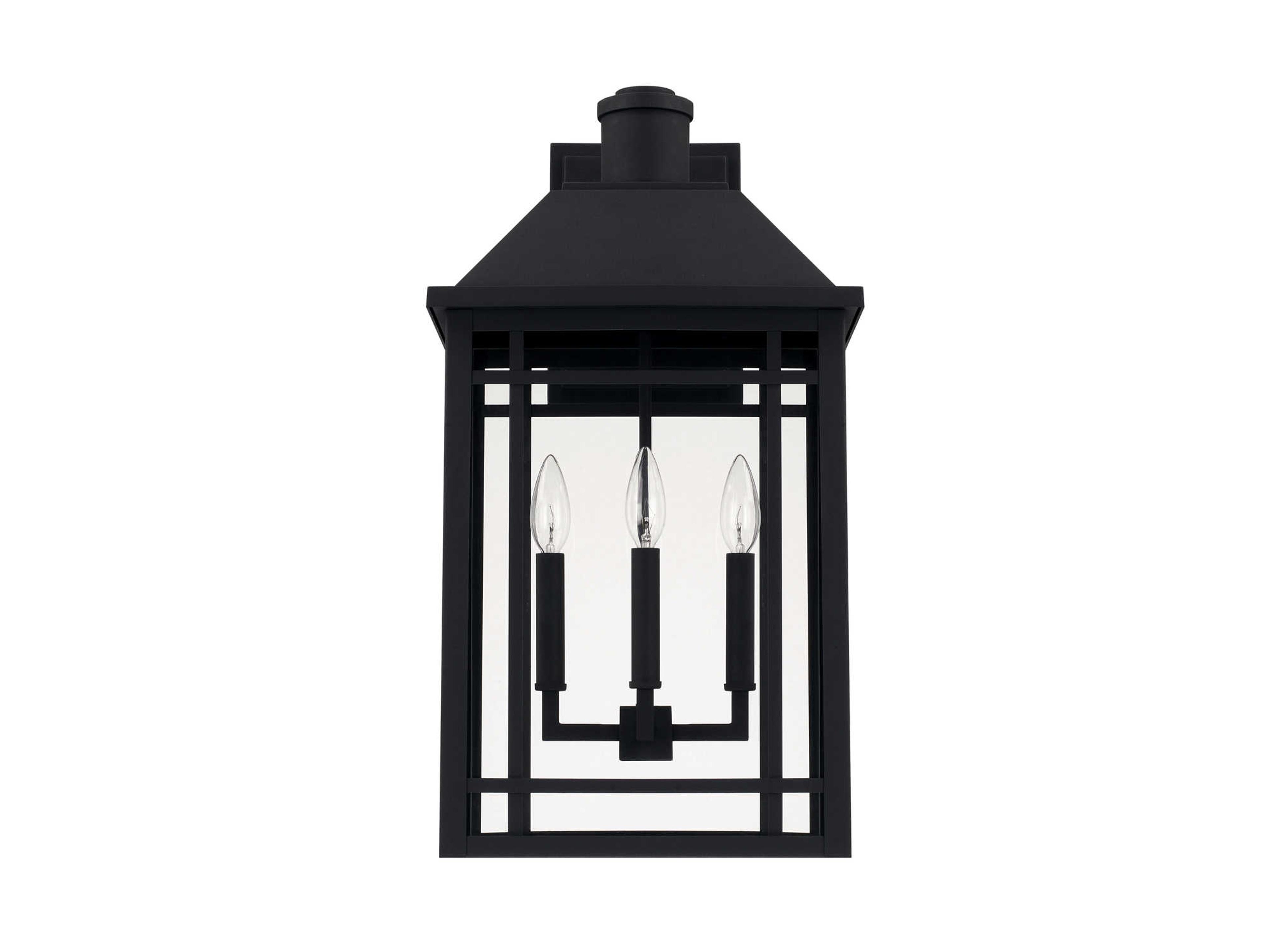 Braden 3 - Light Outdoor Wall Lantern