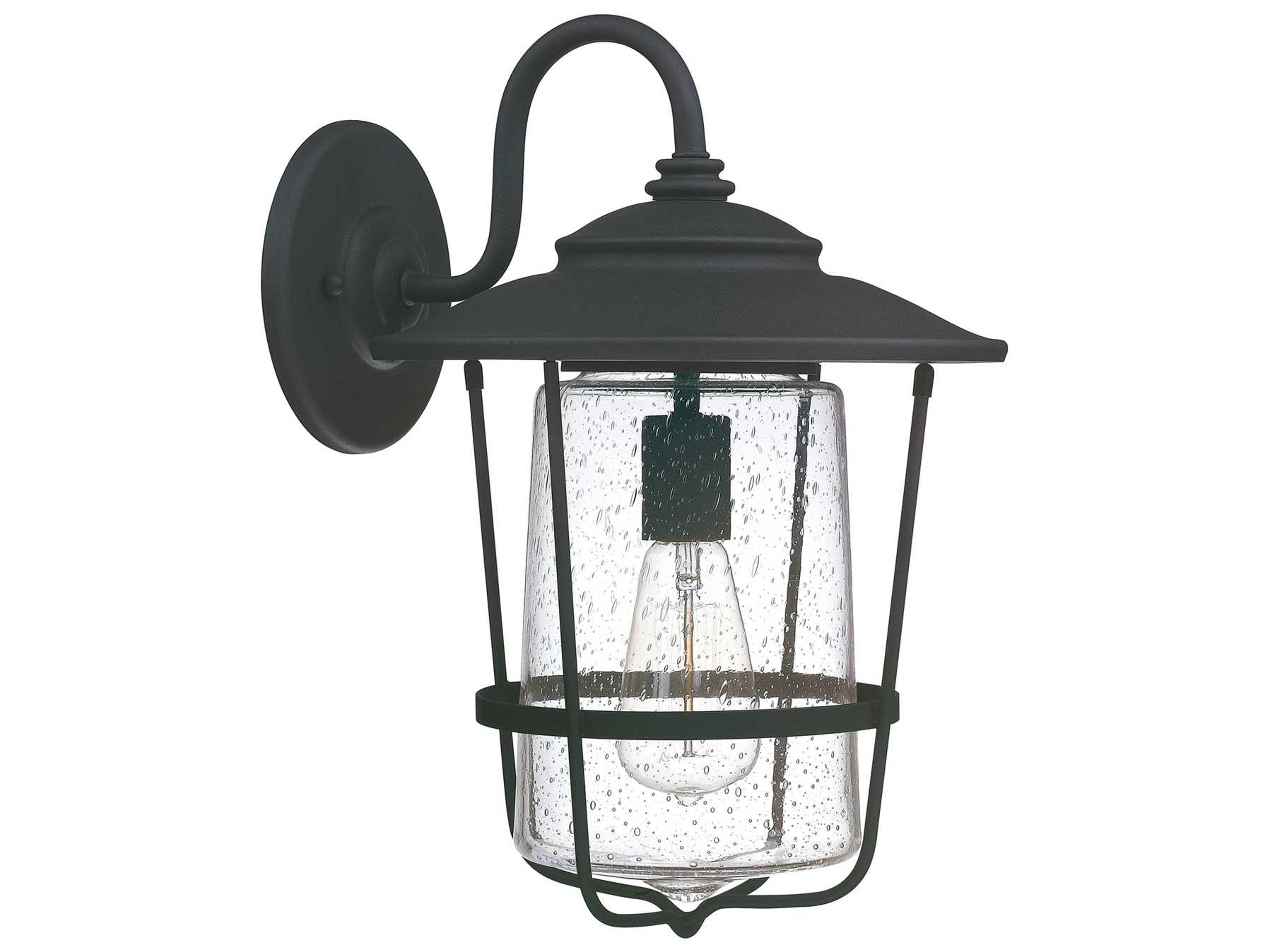 Creekside Black Outdoor Wall Light