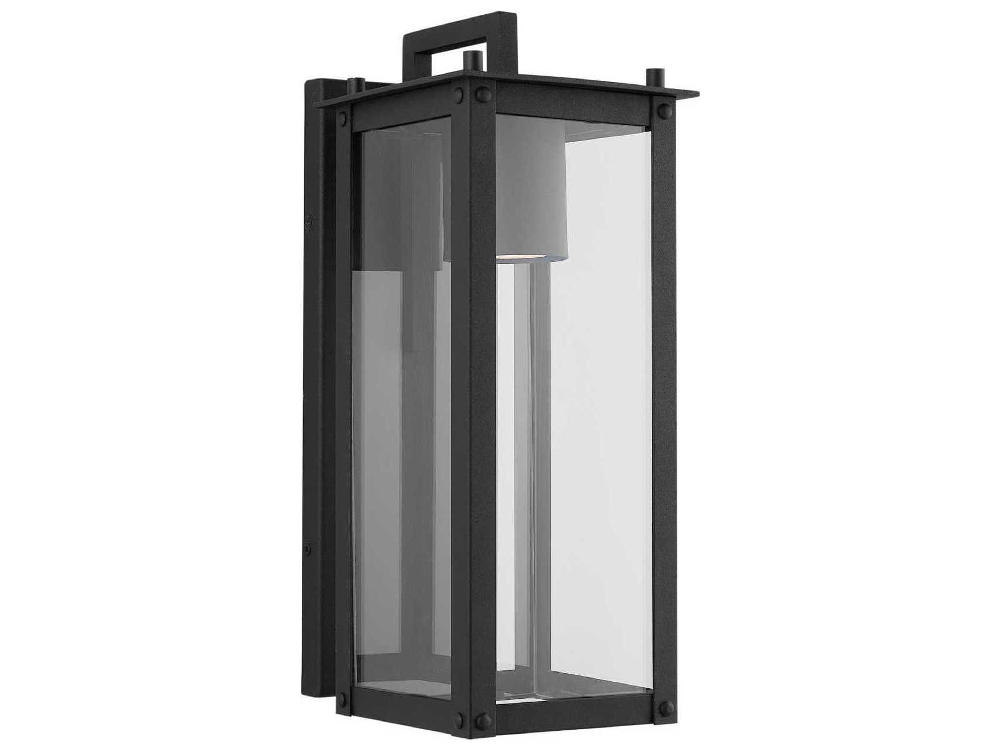 Hunt Glass LED Outdoor Wall Light