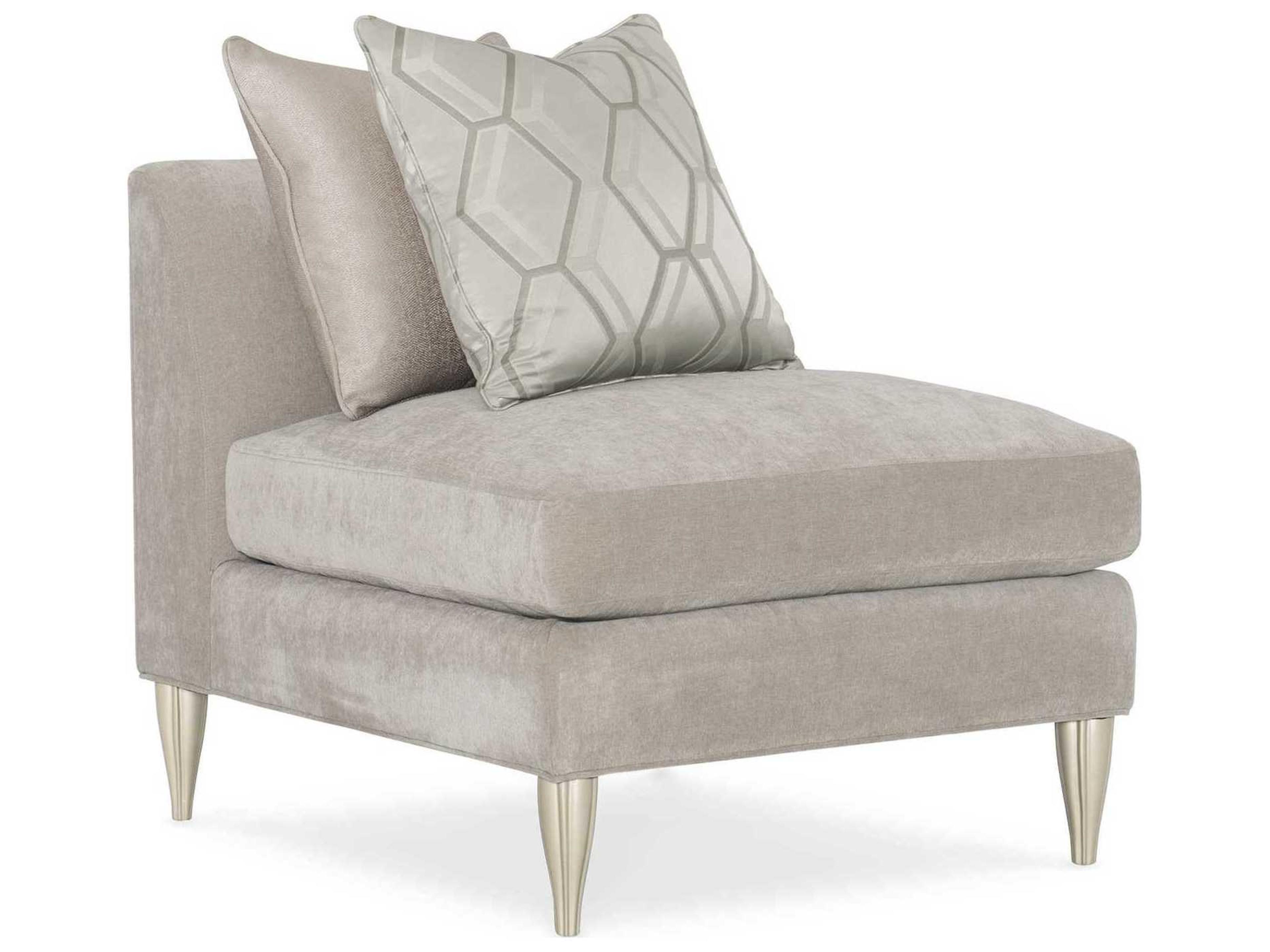 Caracole Classic Fret Knot Armless Modular Chair