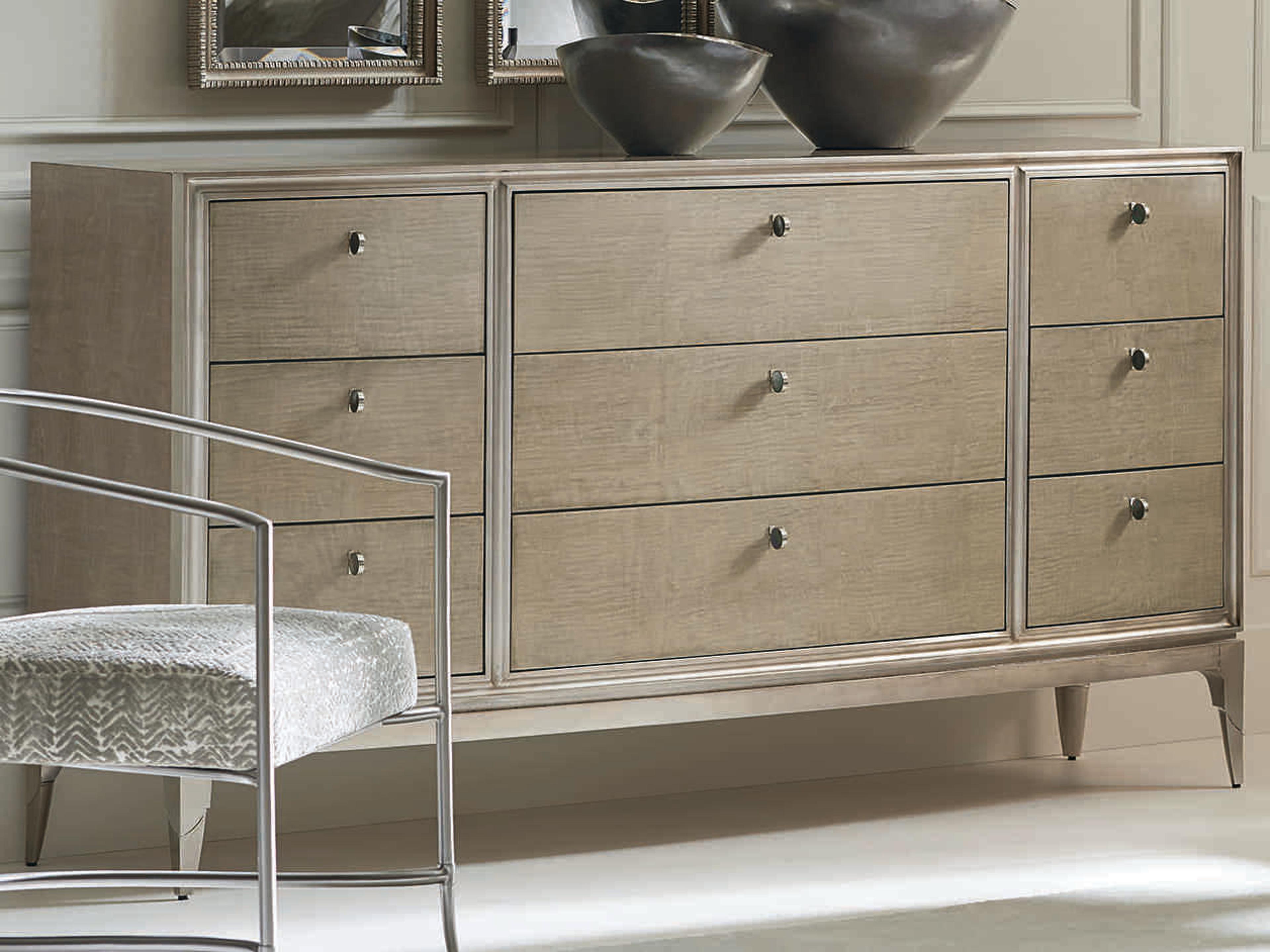 Caracole Classic Made to Shine 9-Drawers Brown Dresser
