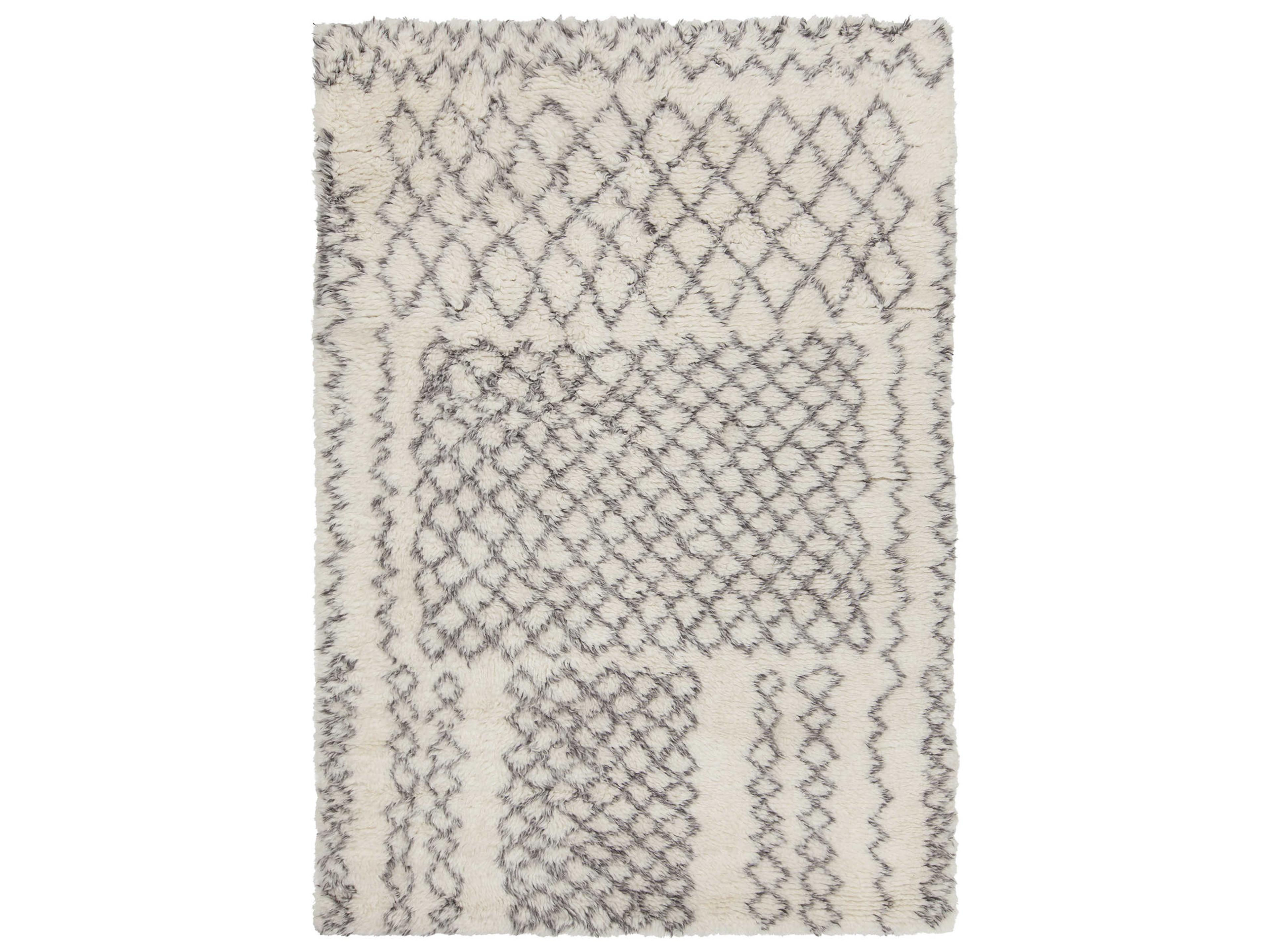 Chandra Jeri Shag Geometric Area Rug