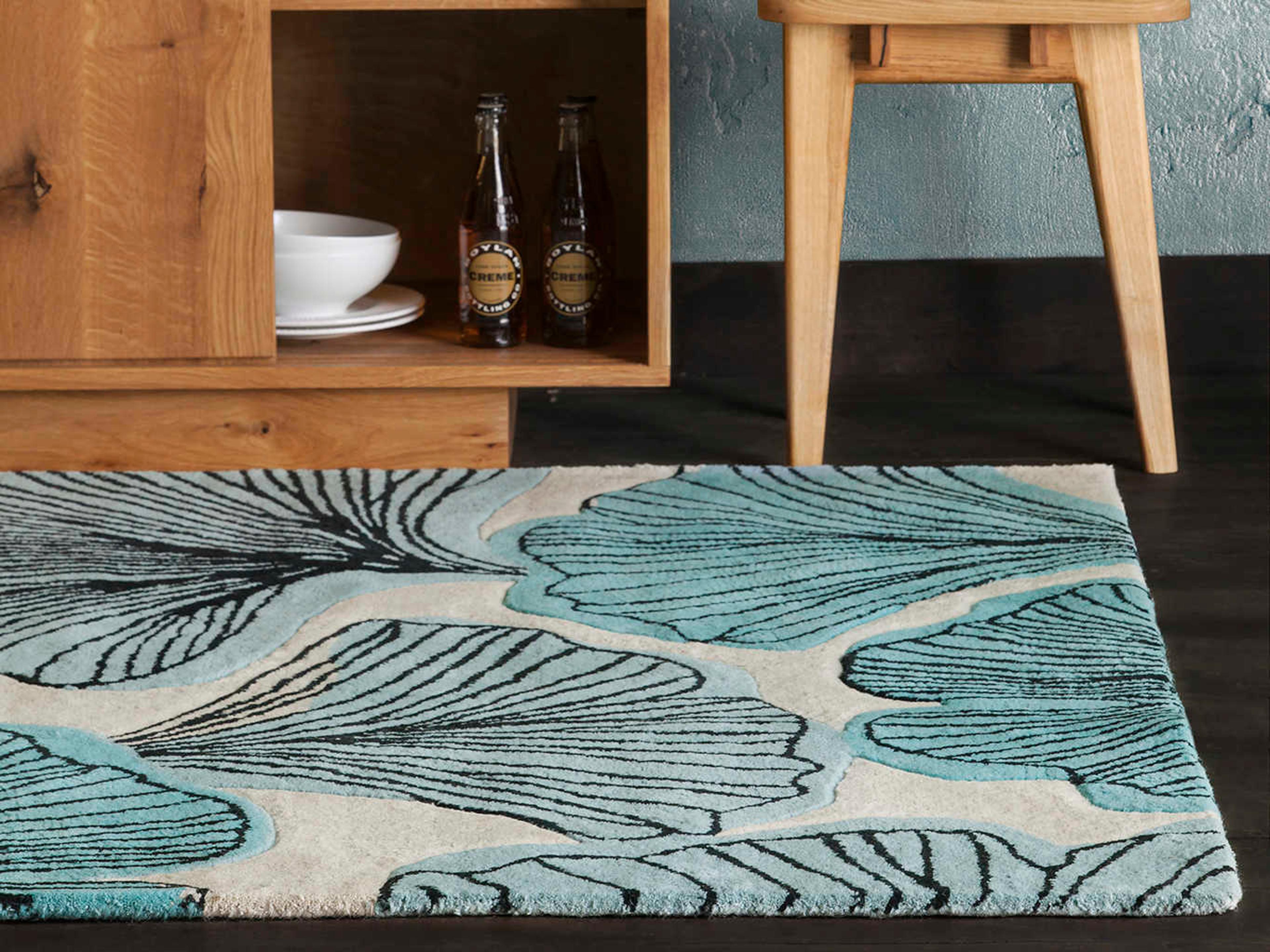 Chandra Jessica Swift Floral Area Rug