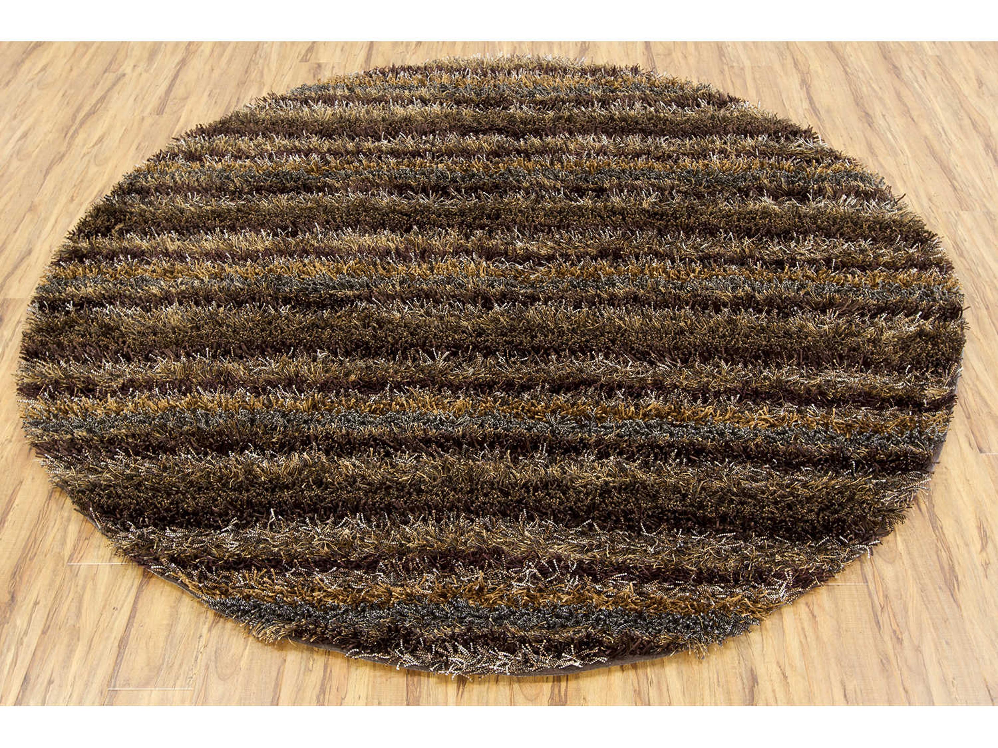 Kubu Shag Striped Area Rug