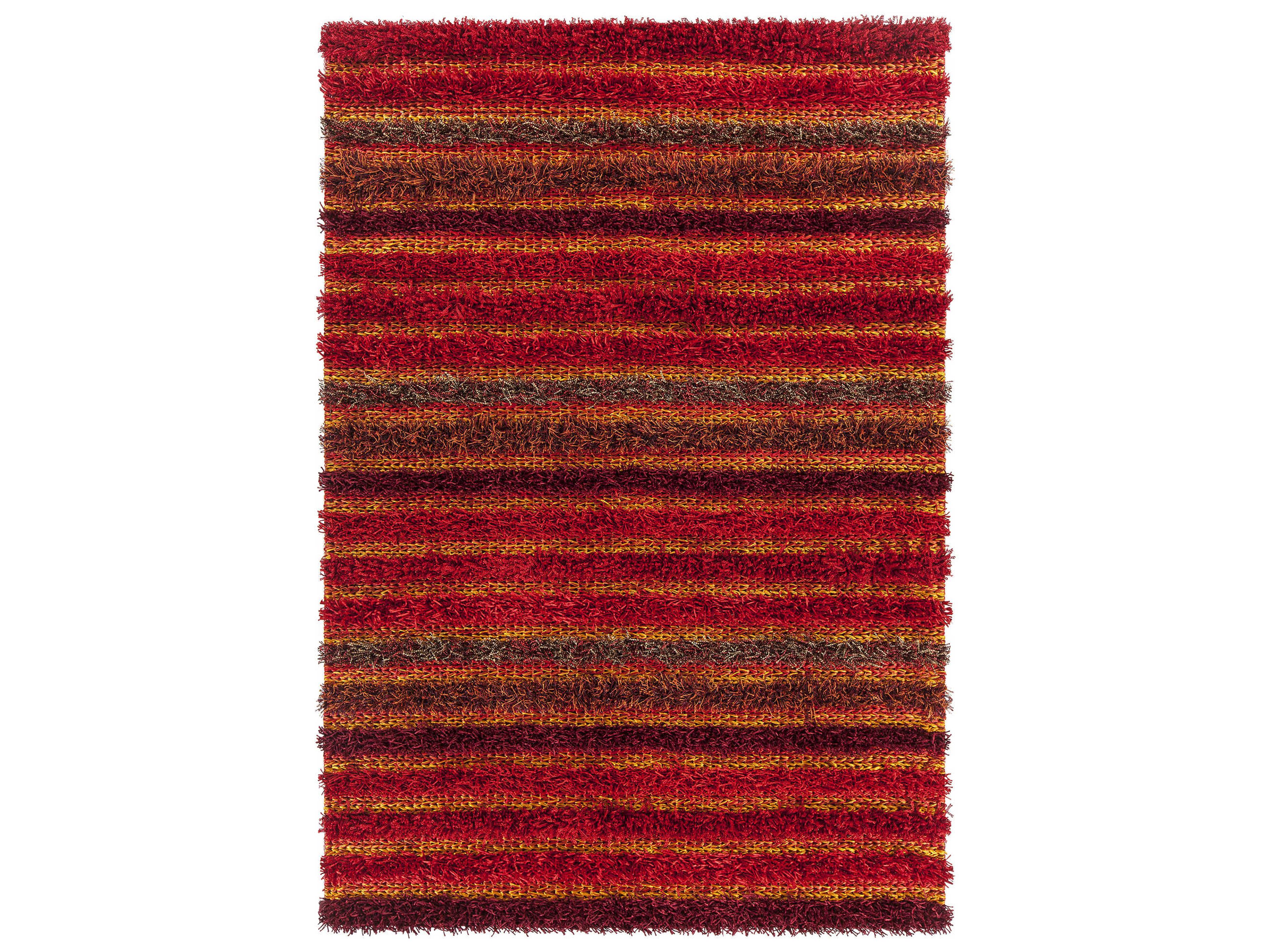 Lavasa Shag Striped Area Rug