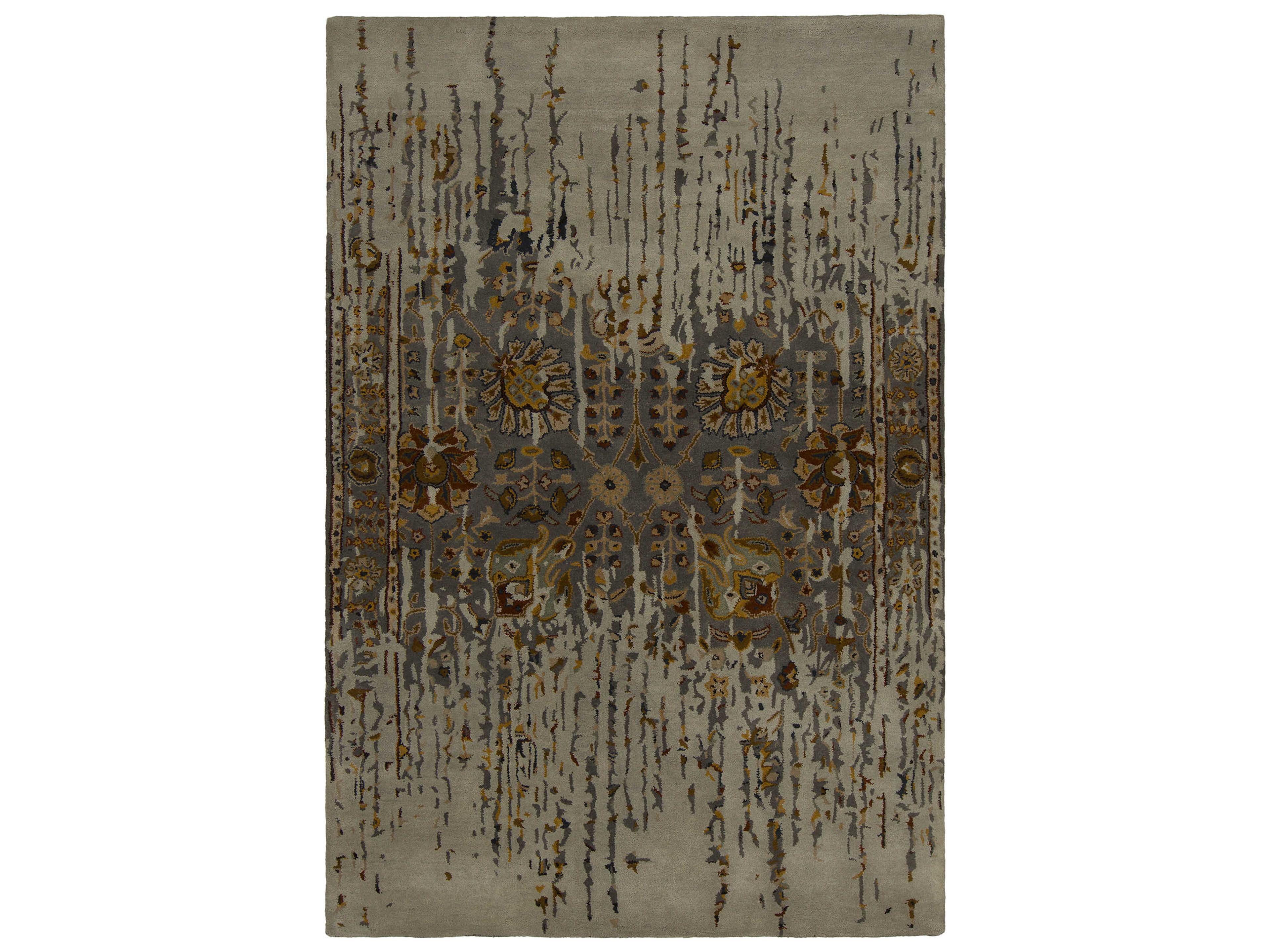 Spring Bordered Area Rug