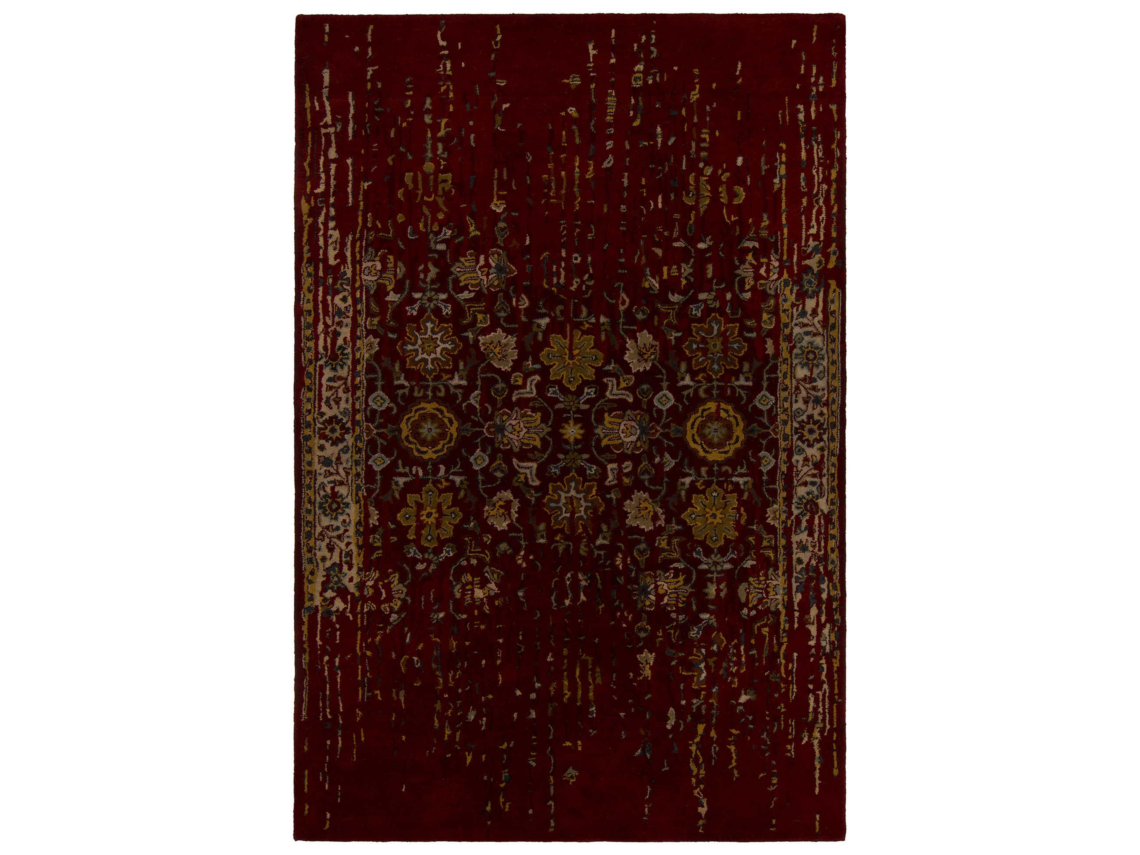 Spring Bordered Area Rug
