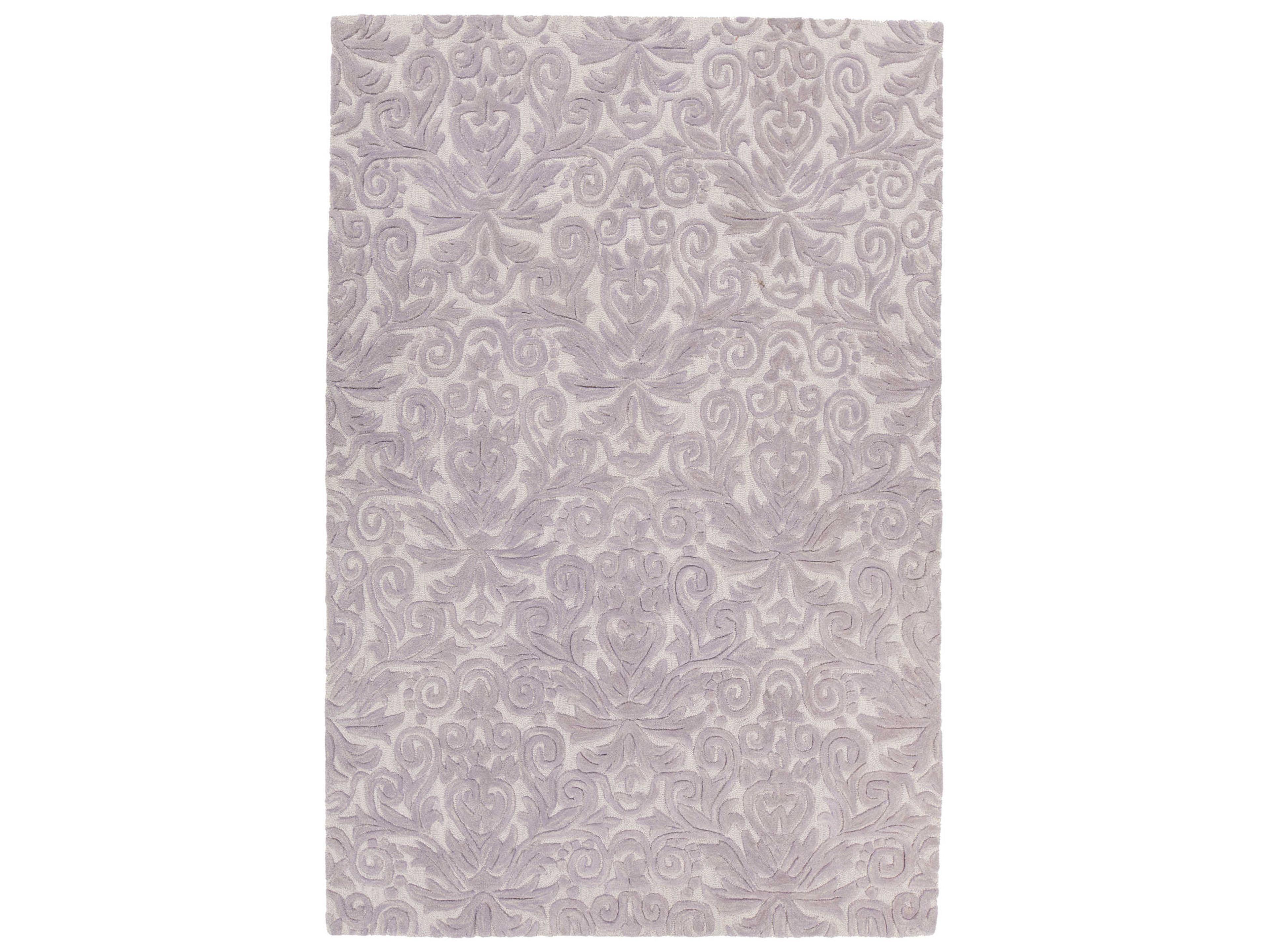 Area Rug Yelena Hand Tufted Wool Purple