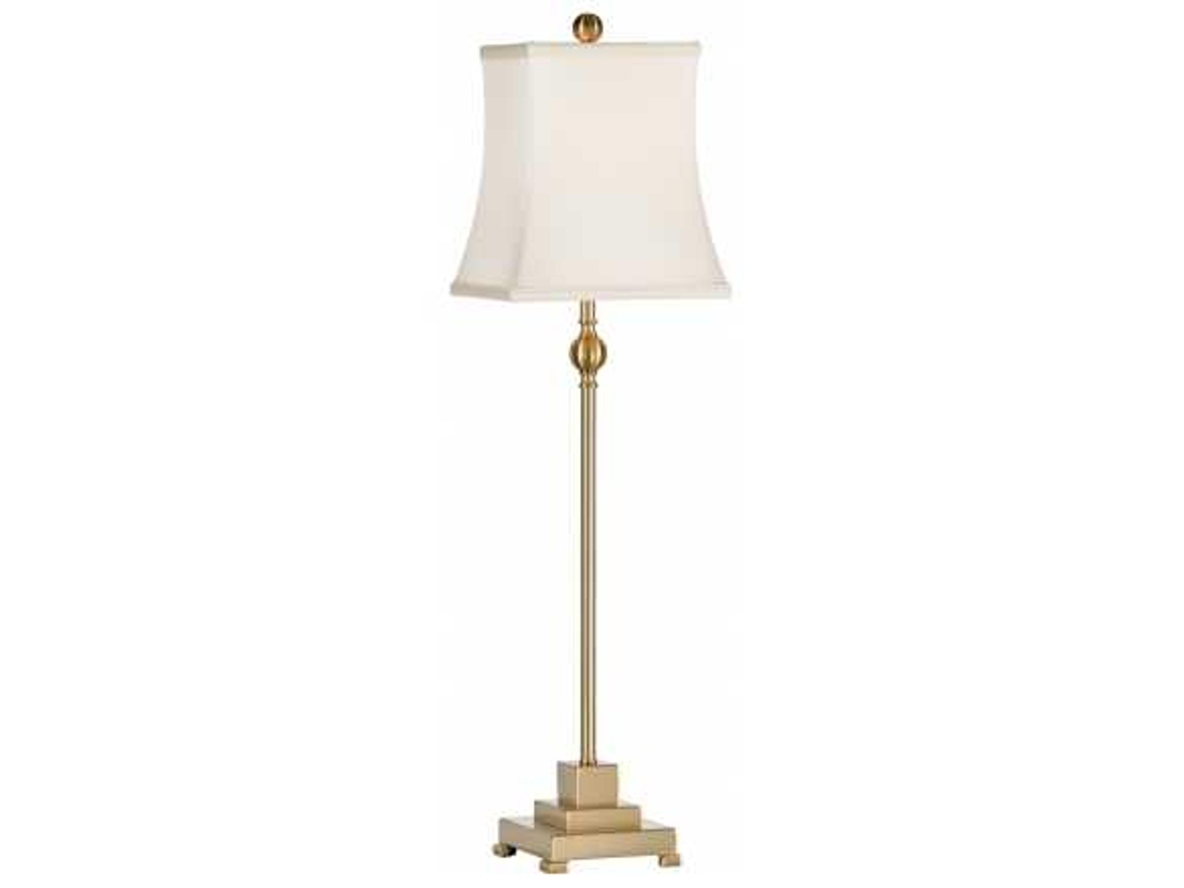 Kensington Antique Brass Buffet Lamp
