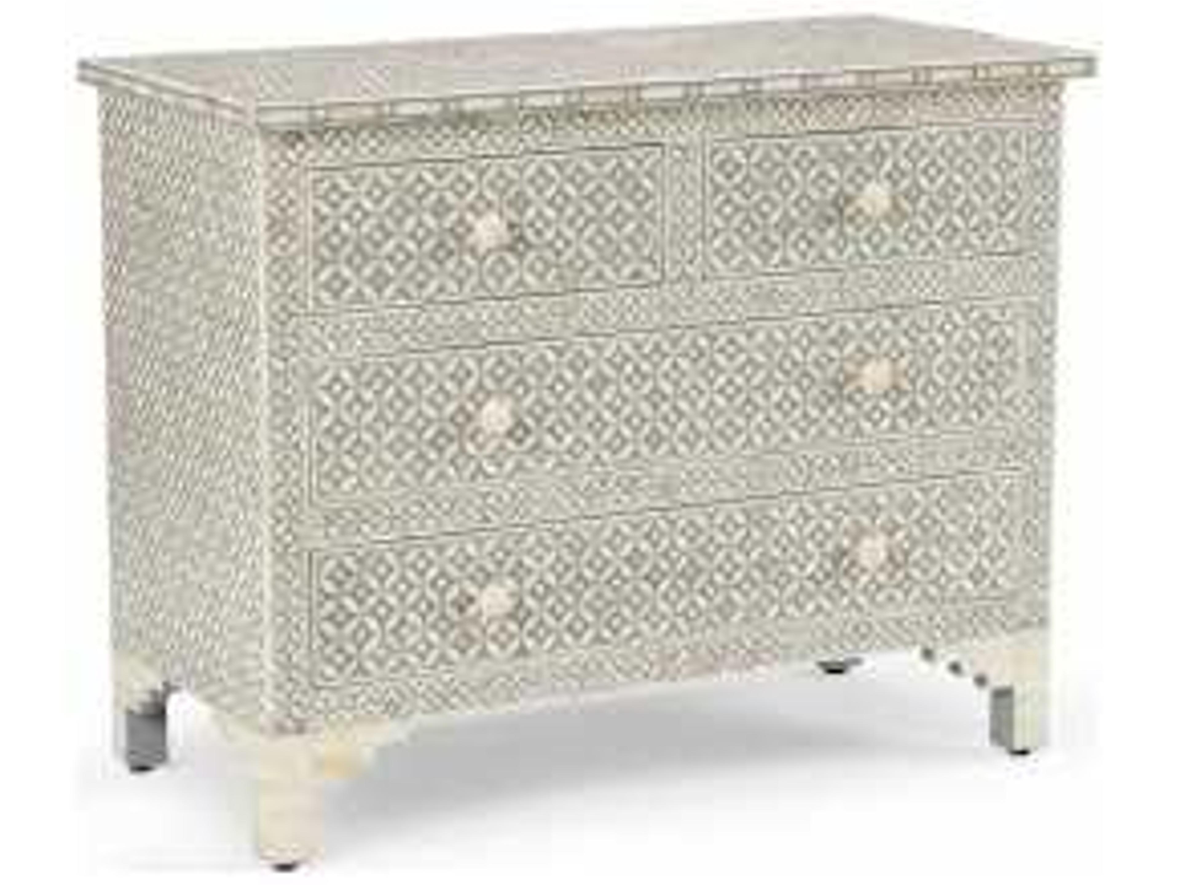 Milford Gray Bone Inlay Chest