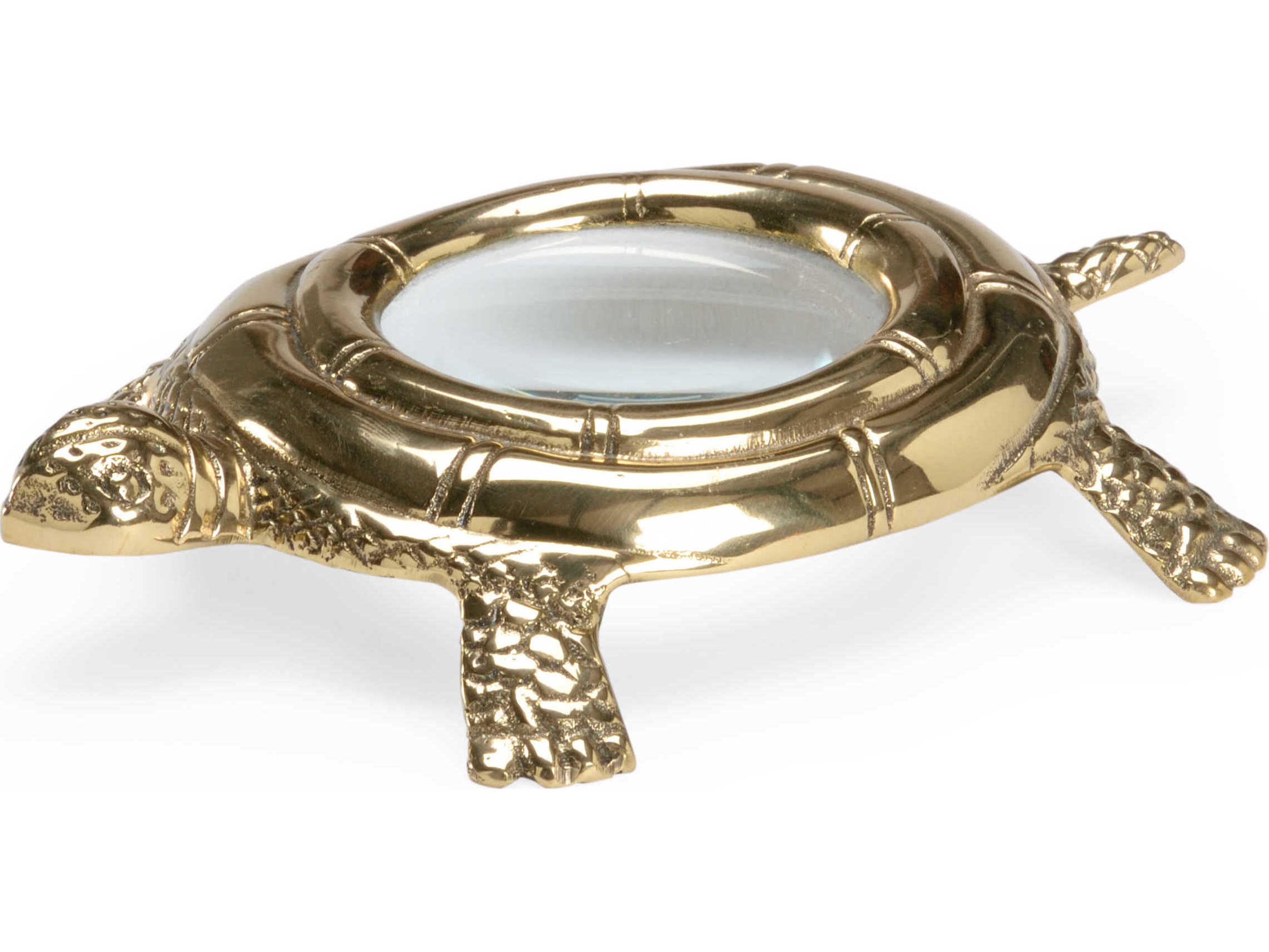 Chelsea House Polished Brass / Magnified Decorative Accent