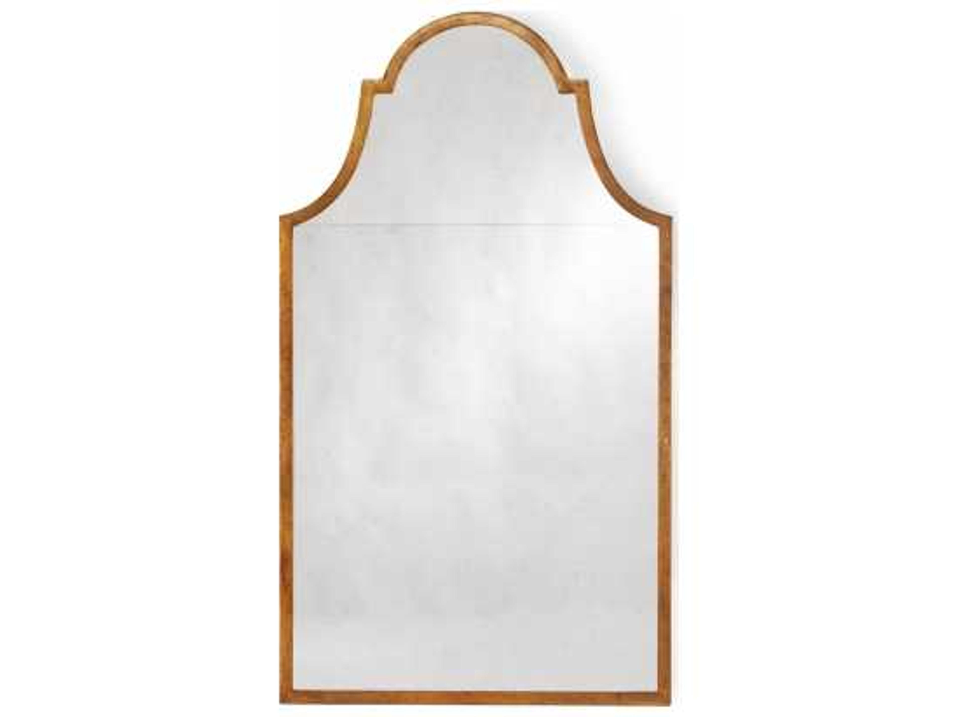 Lisa Kahn Architectural Arch Gold Wall Mirror