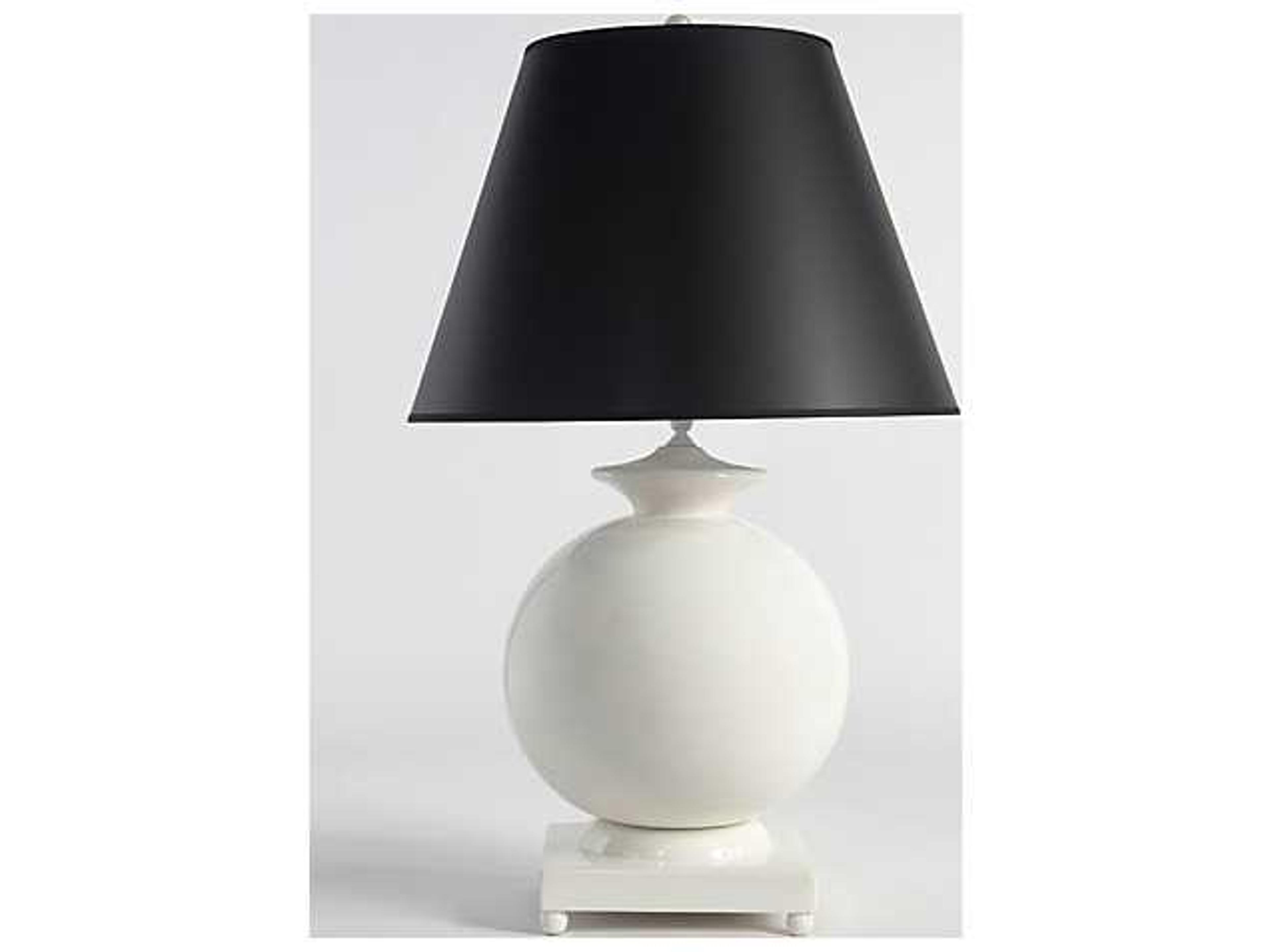 Opus Ceramic White Table Lamp