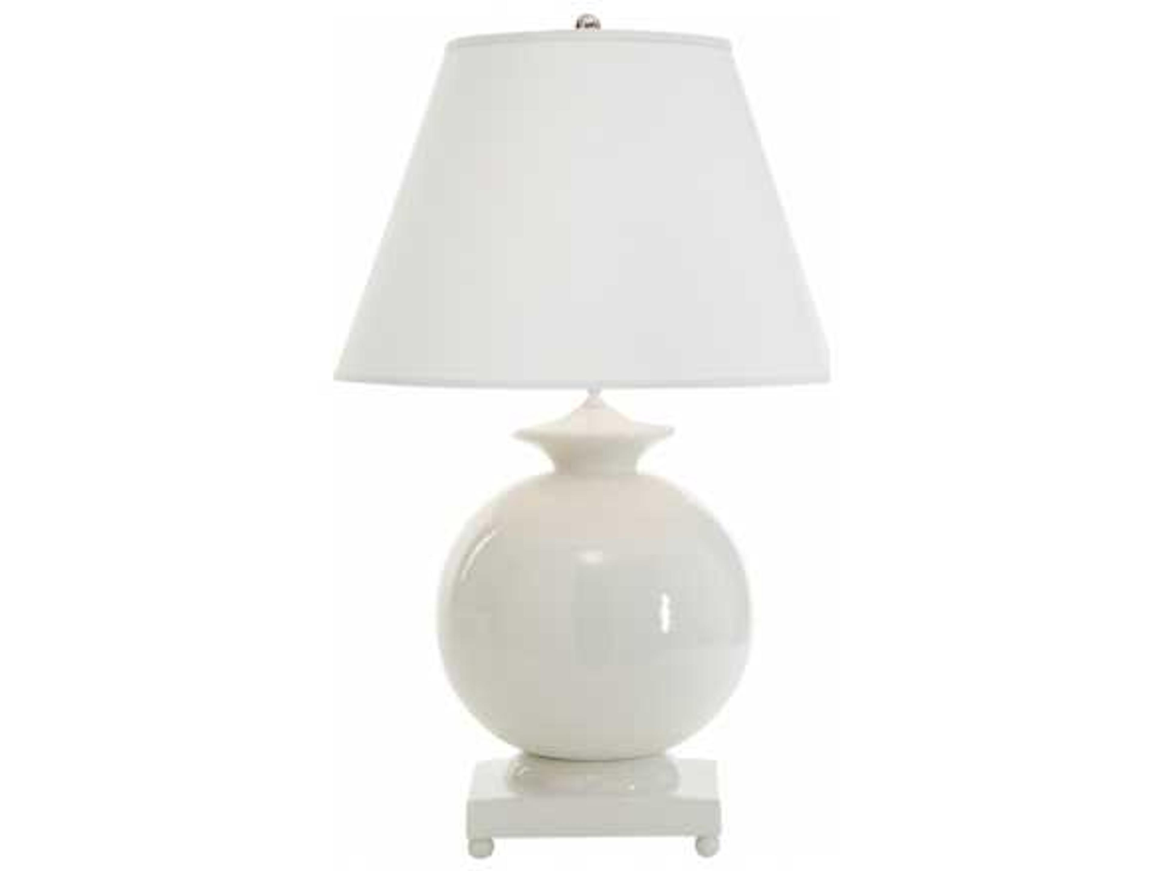 Opus Ceramic White Table Lamp