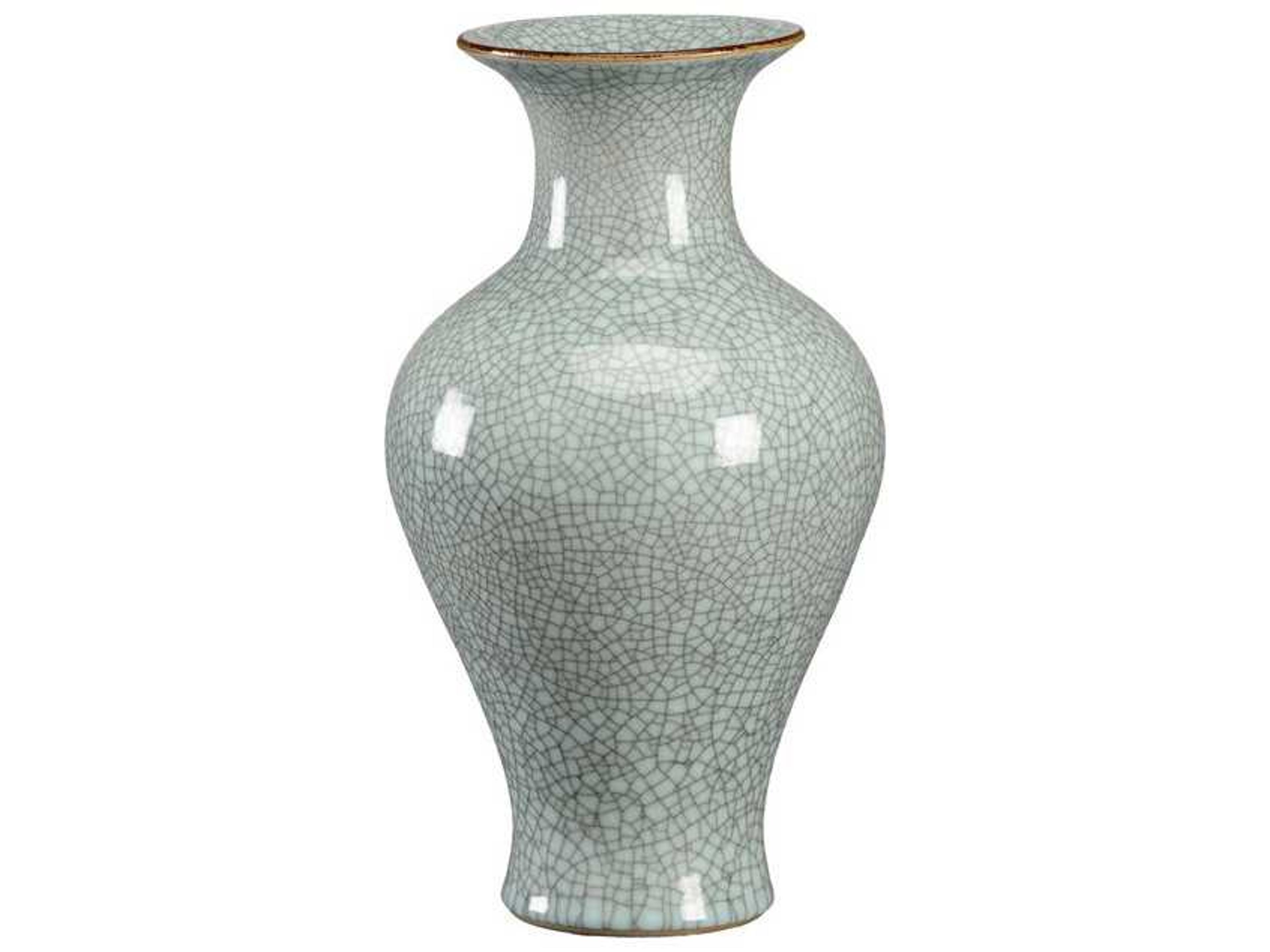 Chelsea House Celadon Crackle Glaze Roberson Vase
