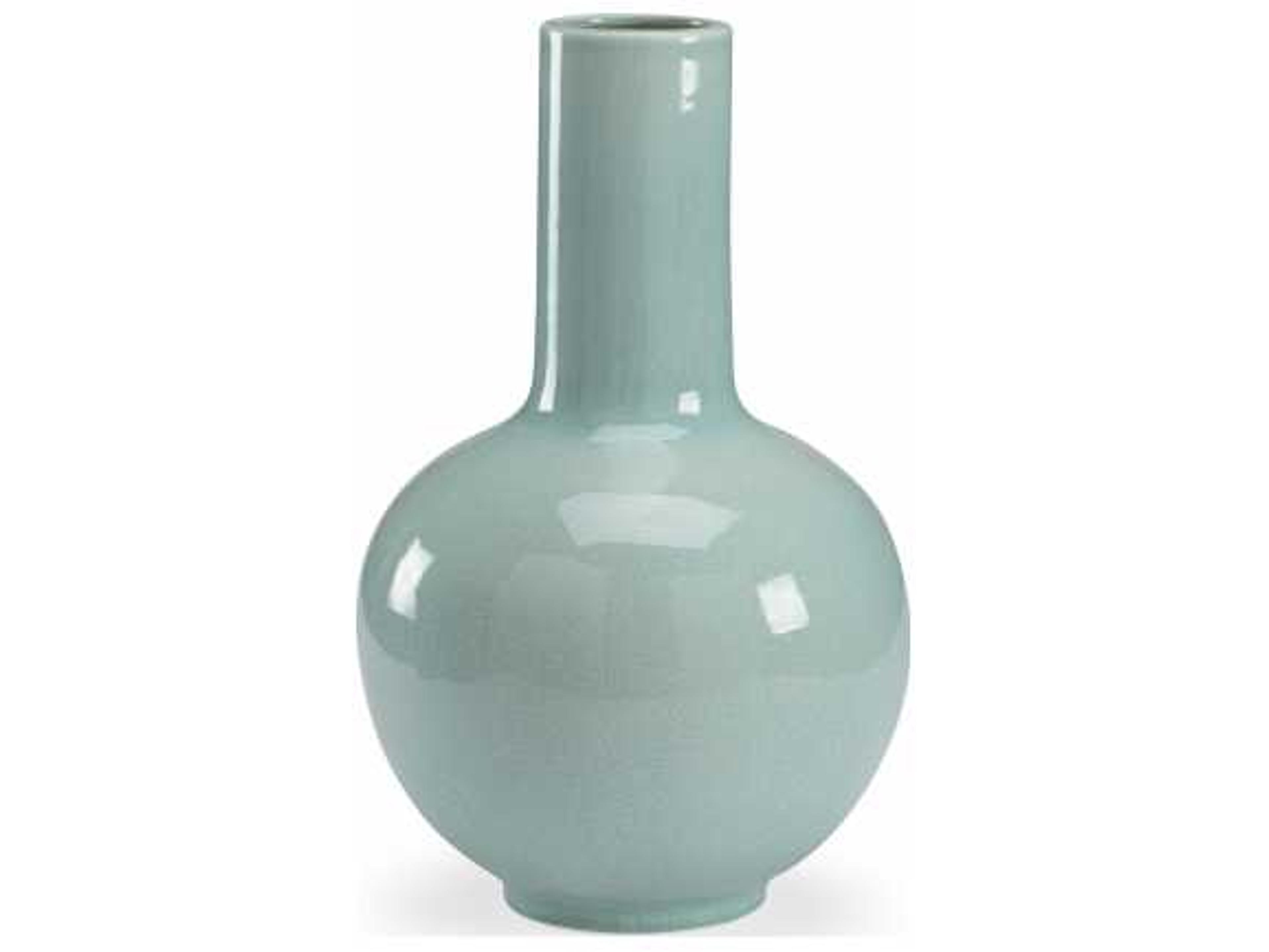 Wicker Celadon Glaze Vase