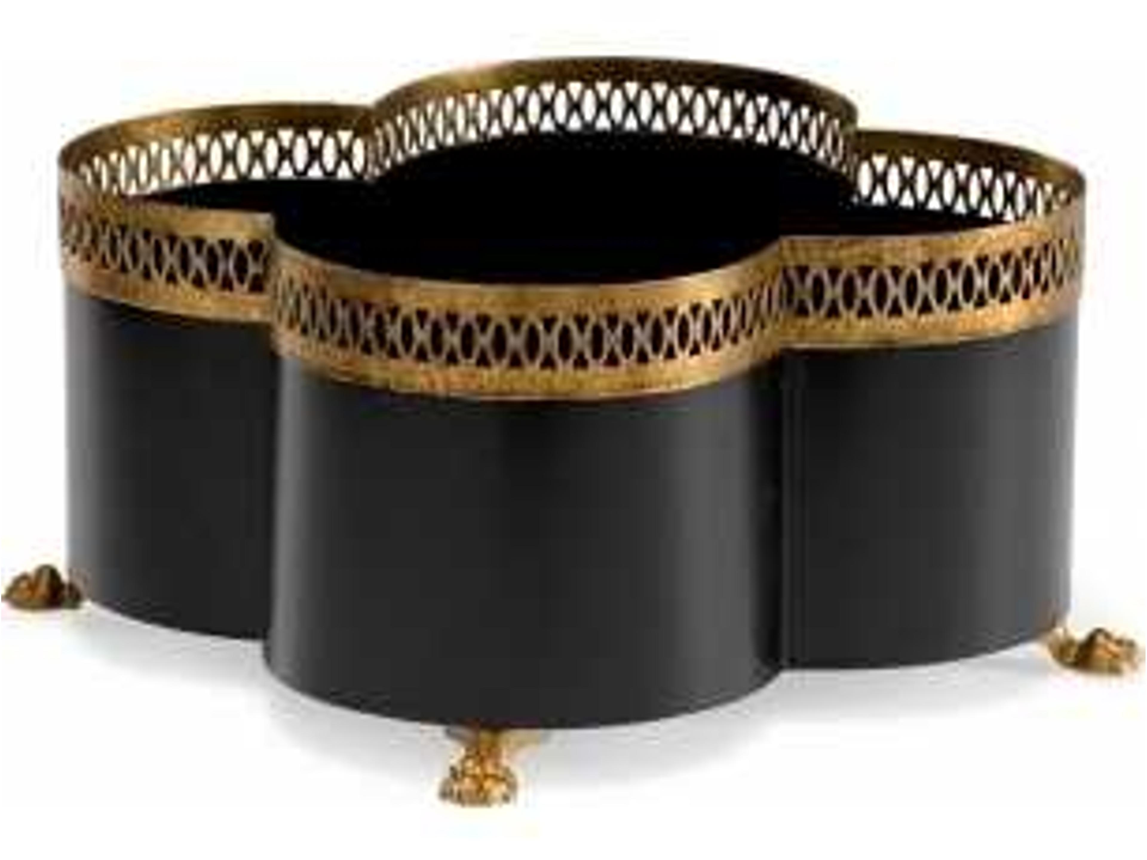 Chelsea House Tracery Small Black Cachepot