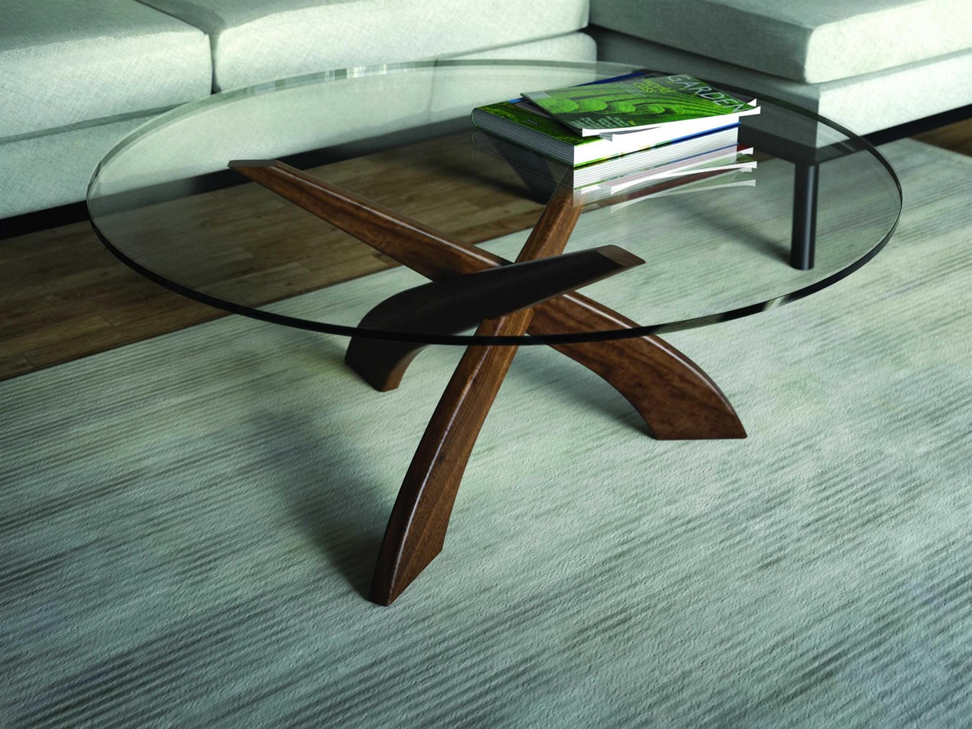 Copeland Statements Round Glass Coffee Table