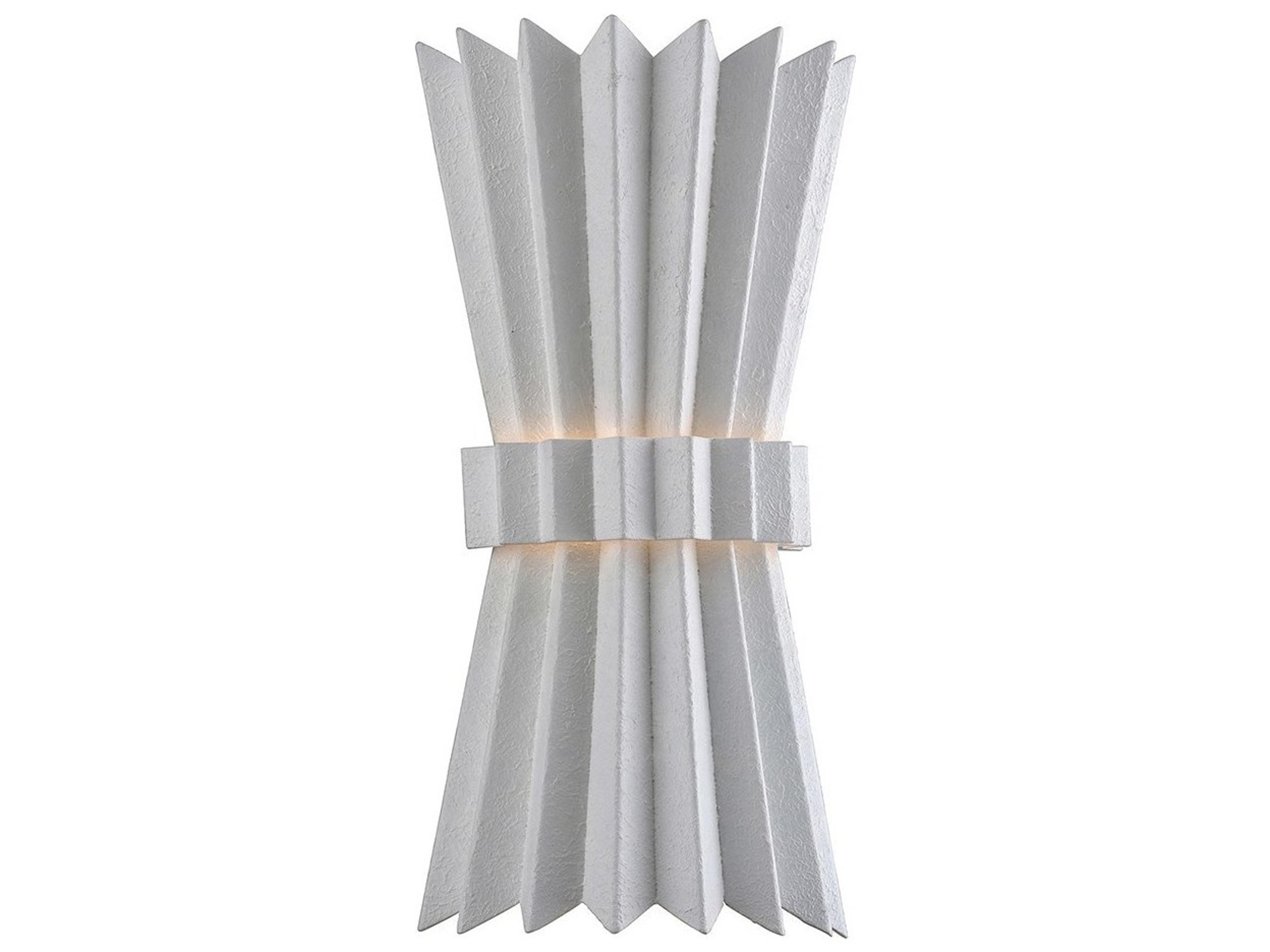 Corbett Lighting Moxy 2-Light Gesso White Wall Sconce