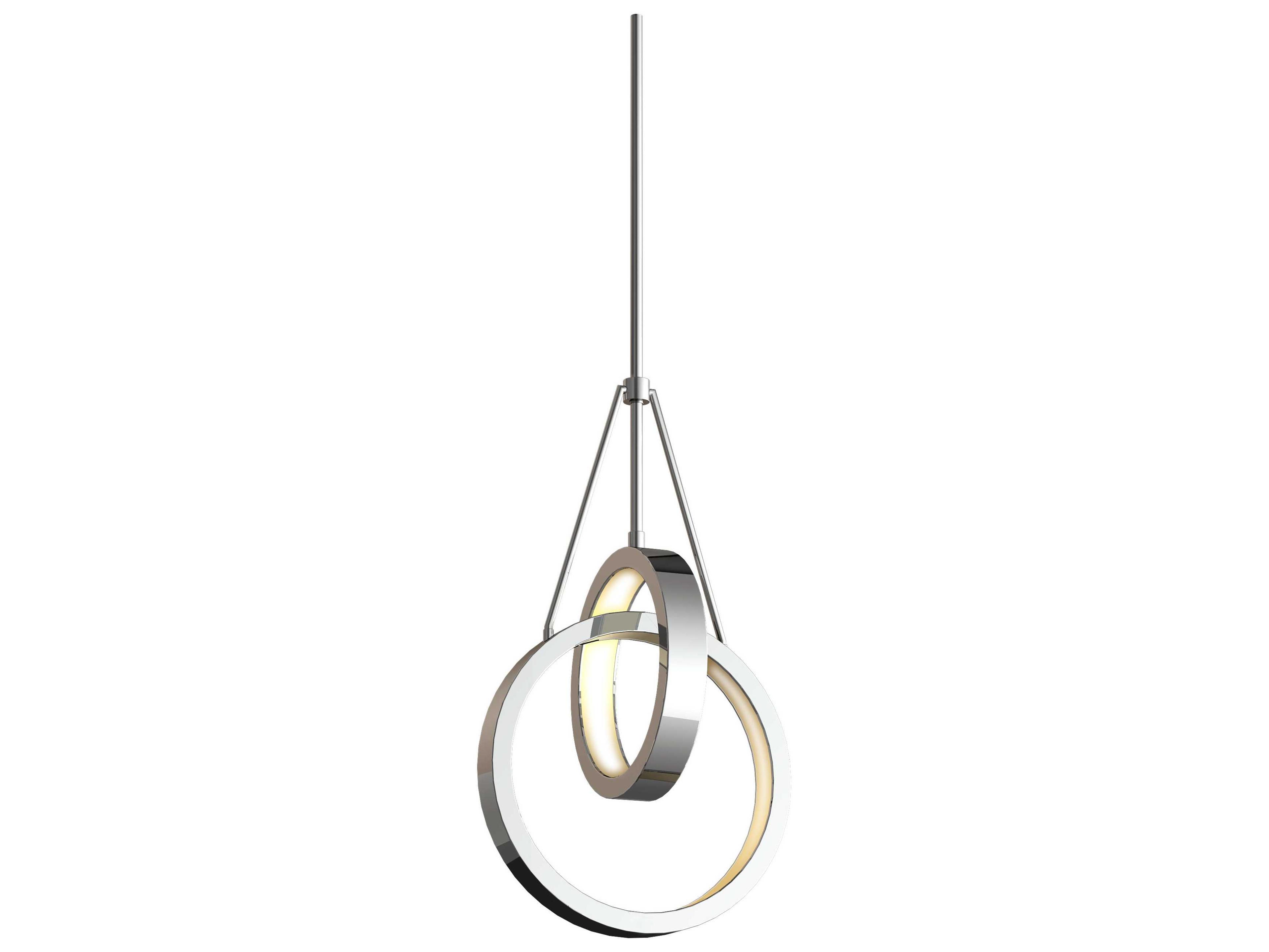 Anello 2-Light Chrome LED Pendant
