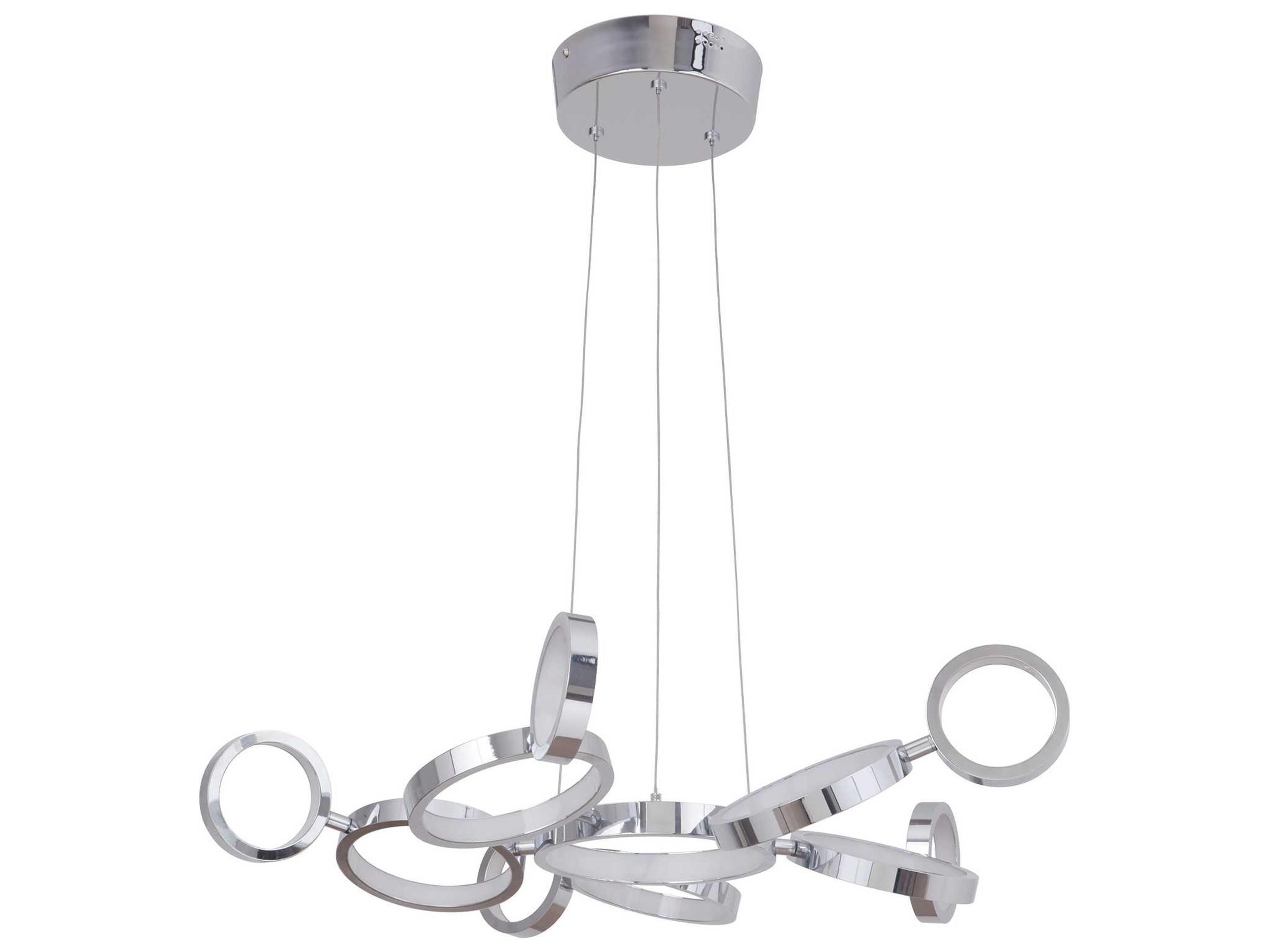 Mira 11-Light Chrome LED Chandelier