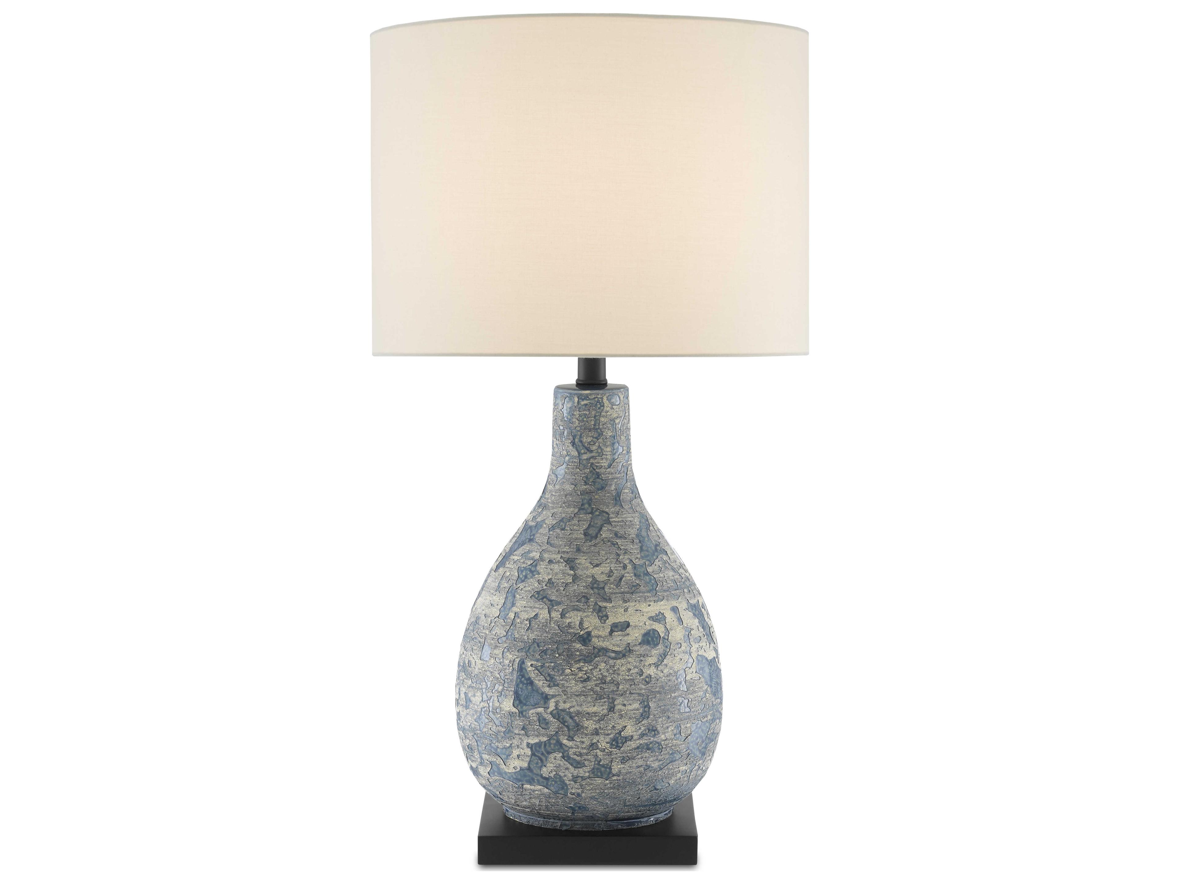Luxecor Ostracon Vintage Blue Buffet Lamp