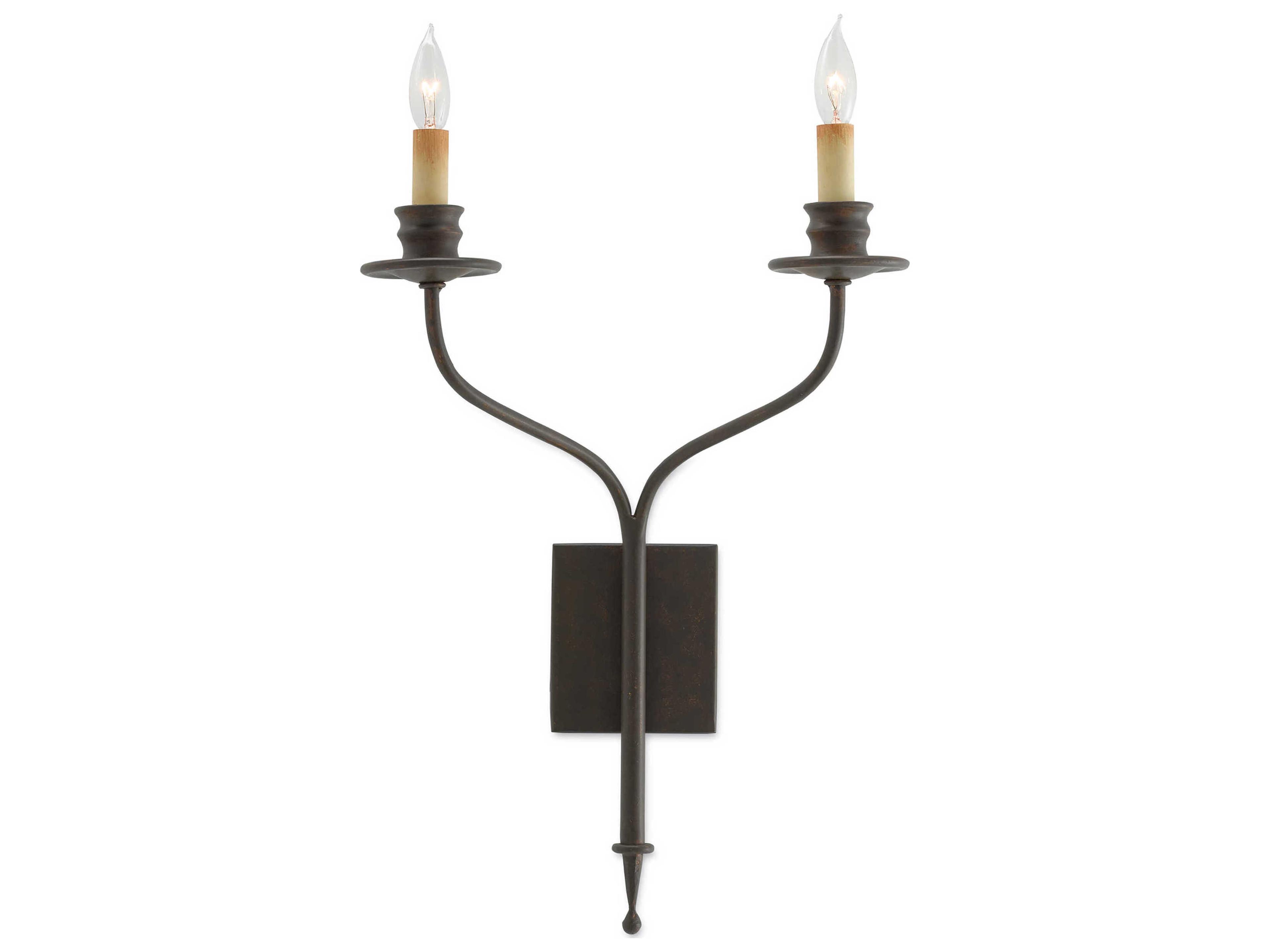 Vistas Bronze Gold Wall Sconce