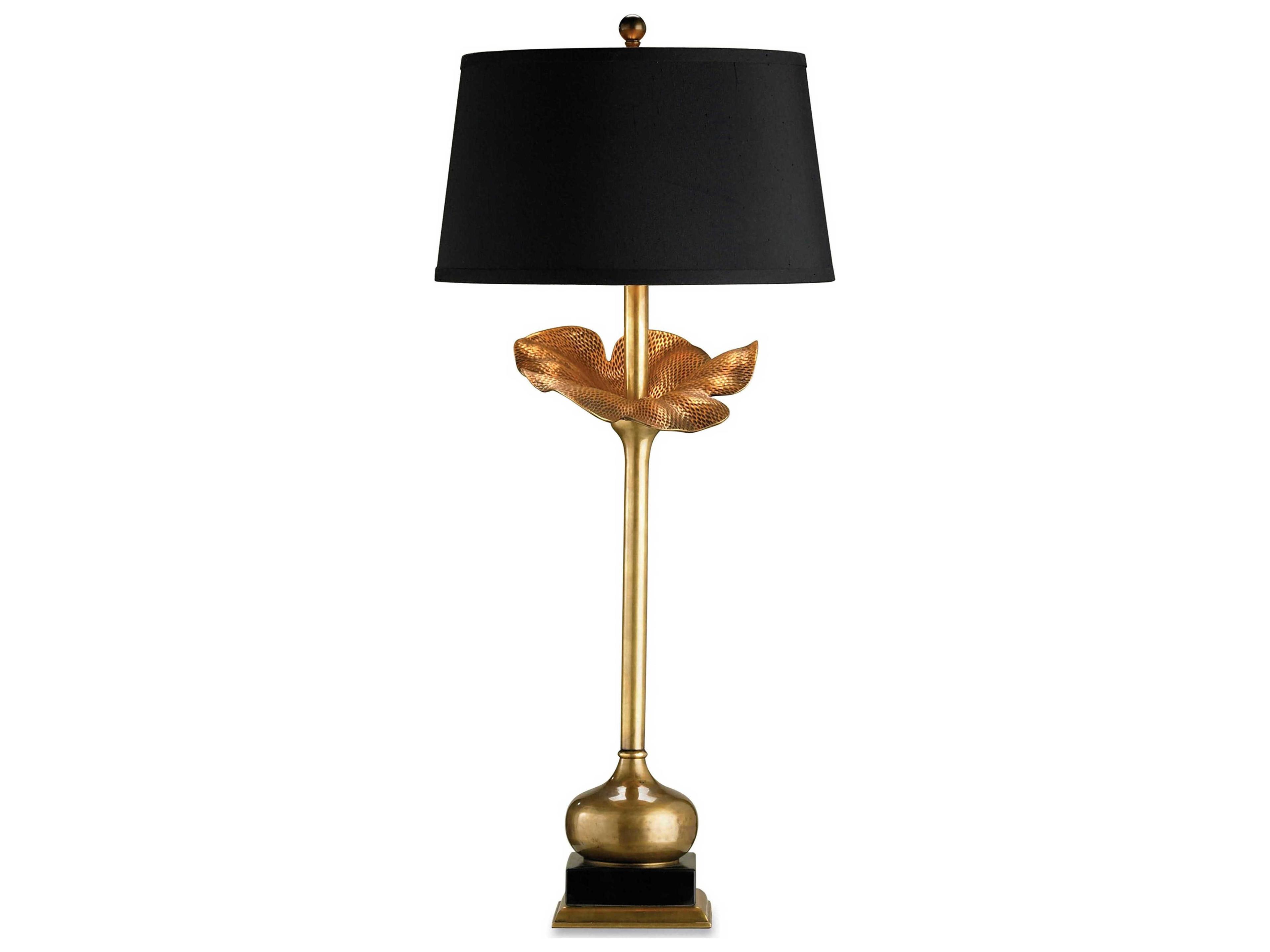 Metamorphosis Antique Brass Table Lamp