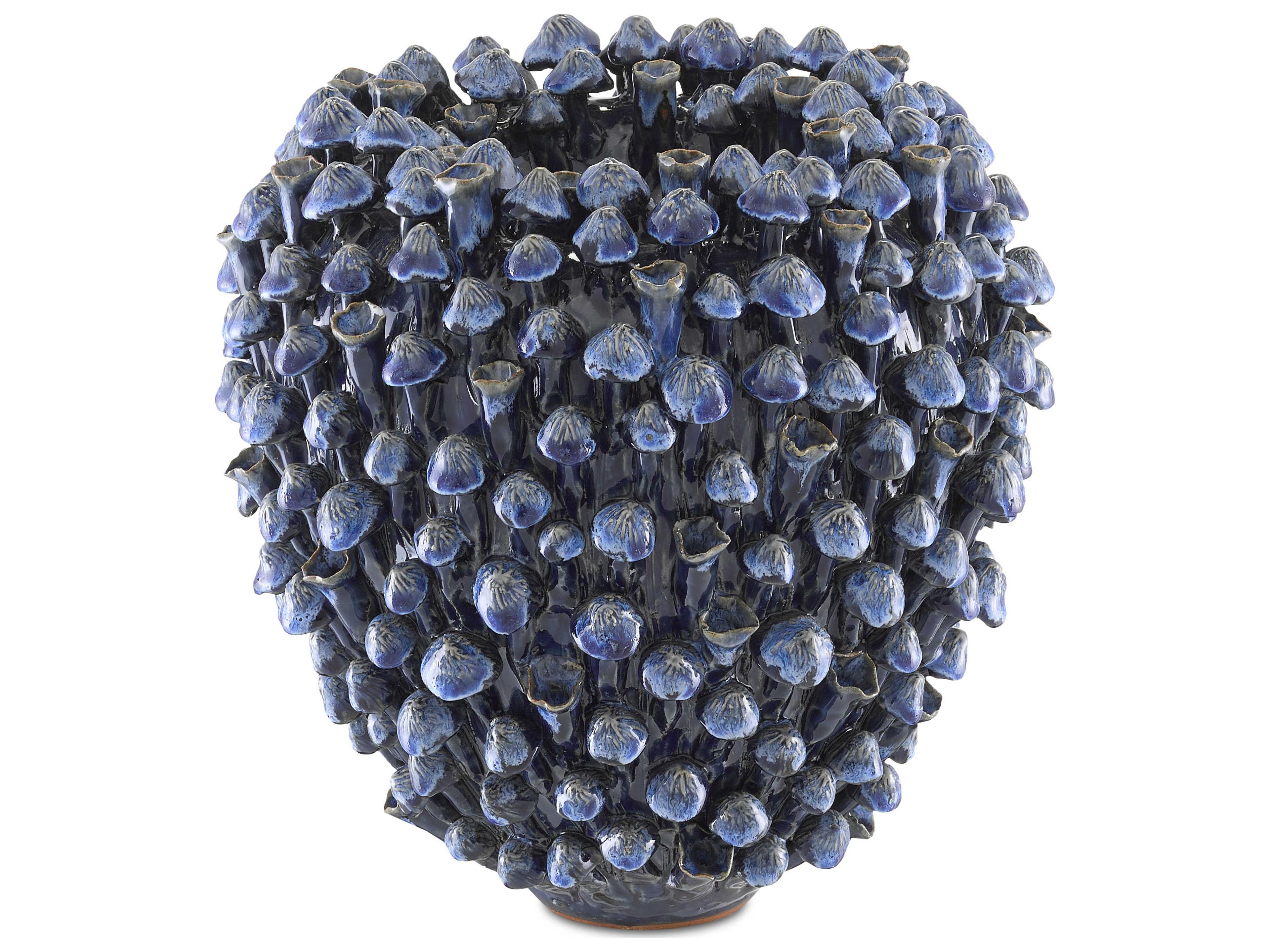 Luxecor Manitapi Blue 12" High Vase